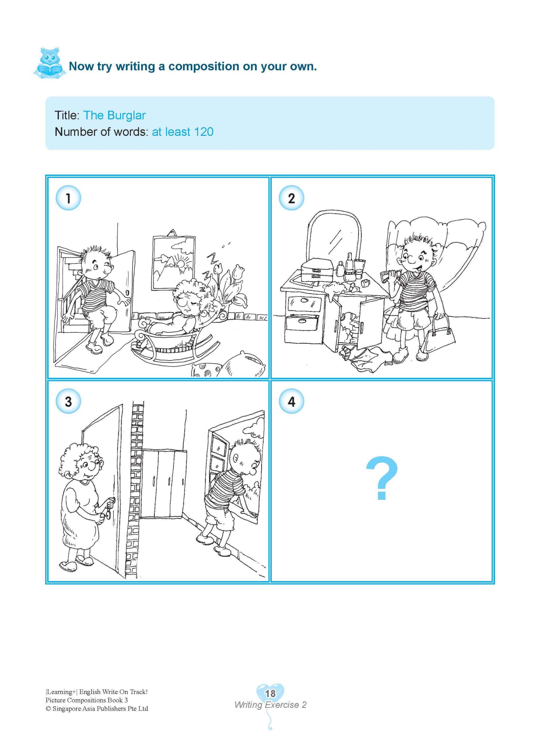 LEARNING+ English Write on Track! PICTURE COMPOSITIONS Book 3