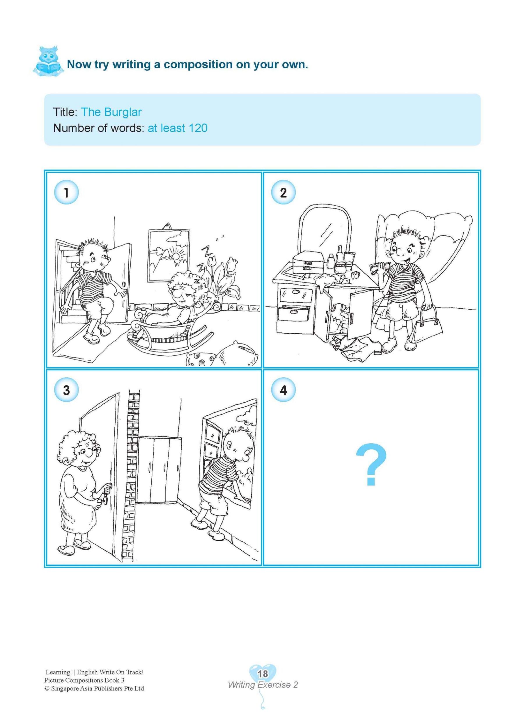 LEARNING+ English Write on Track! PICTURE COMPOSITIONS Book 3