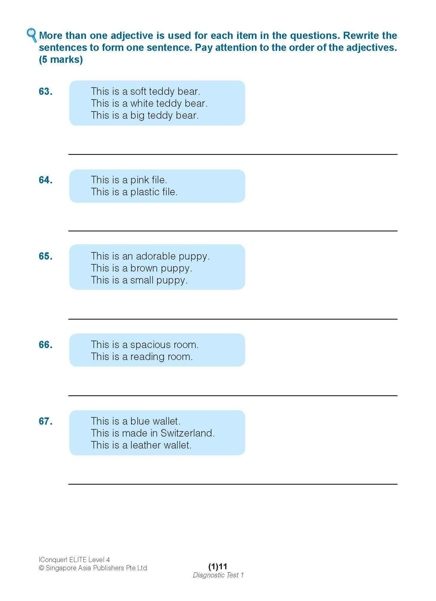 Conquer ELITE (English Language Intensive Tests and Examinations) Level 4