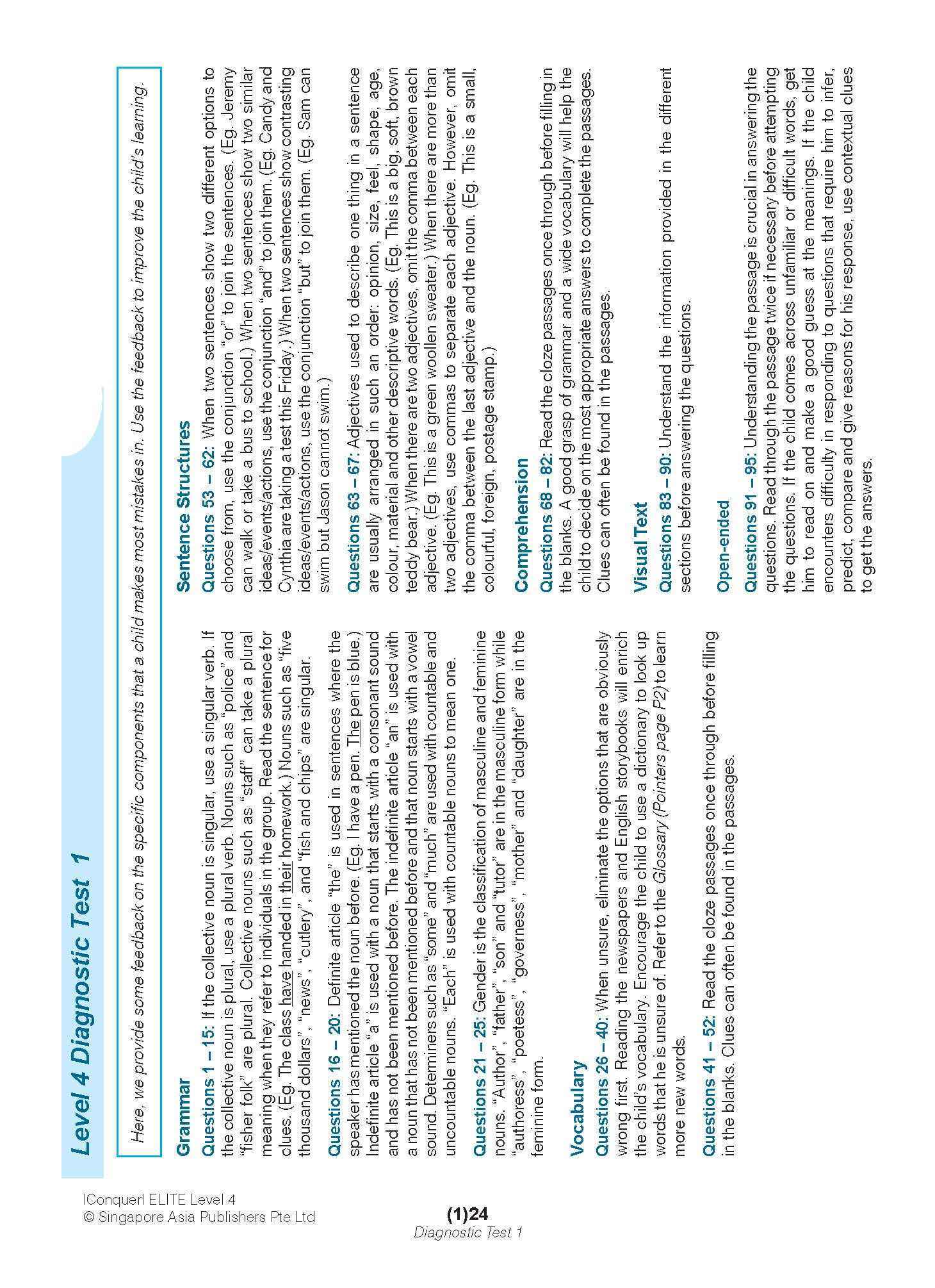 Conquer ELITE (English Language Intensive Tests and Examinations) Level 4