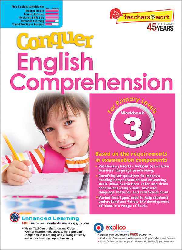 Conquer English Comprehension Workbook 3
