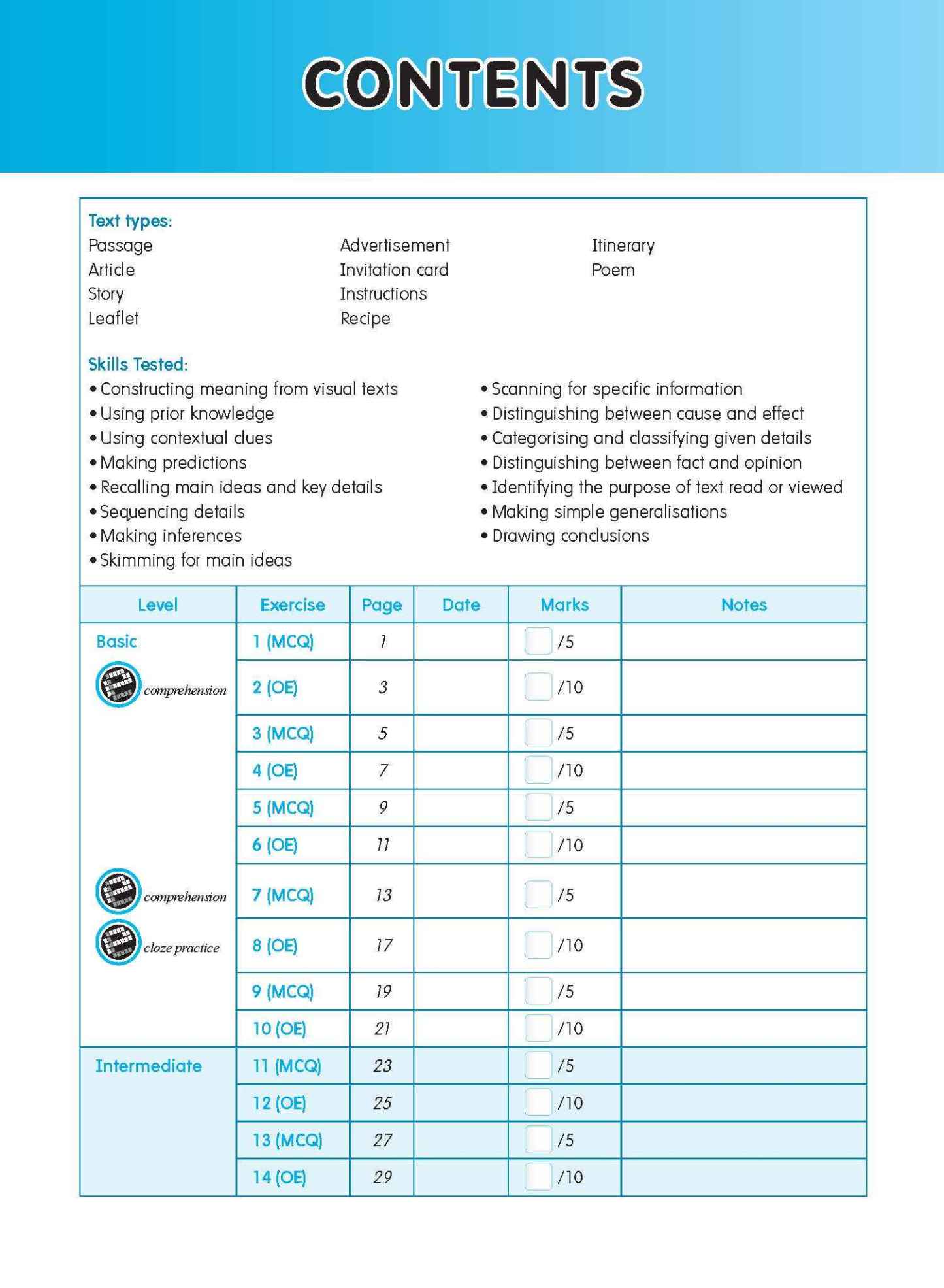 Conquer English Comprehension Workbook 3