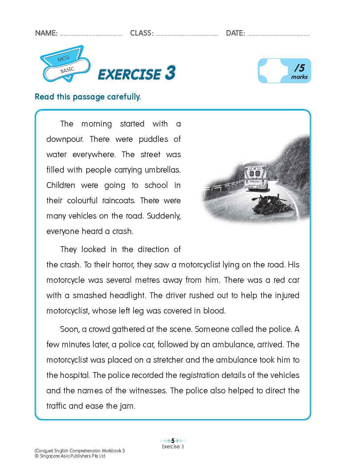 Conquer English Comprehension Workbook 3