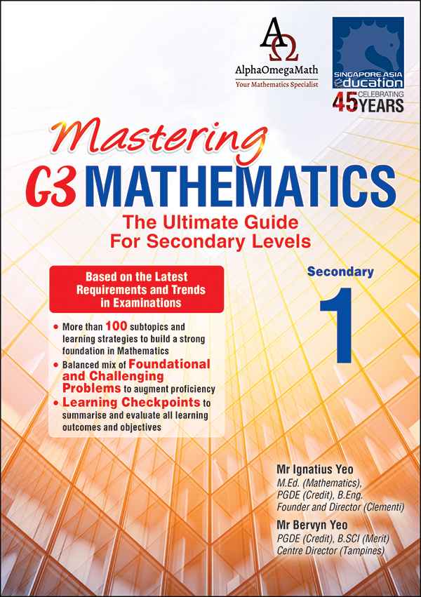 Mastering G3 MATHEMATICS Secondary 1