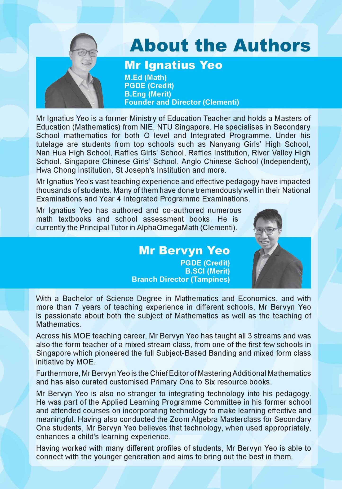 Mastering G3 MATHEMATICS Secondary 1