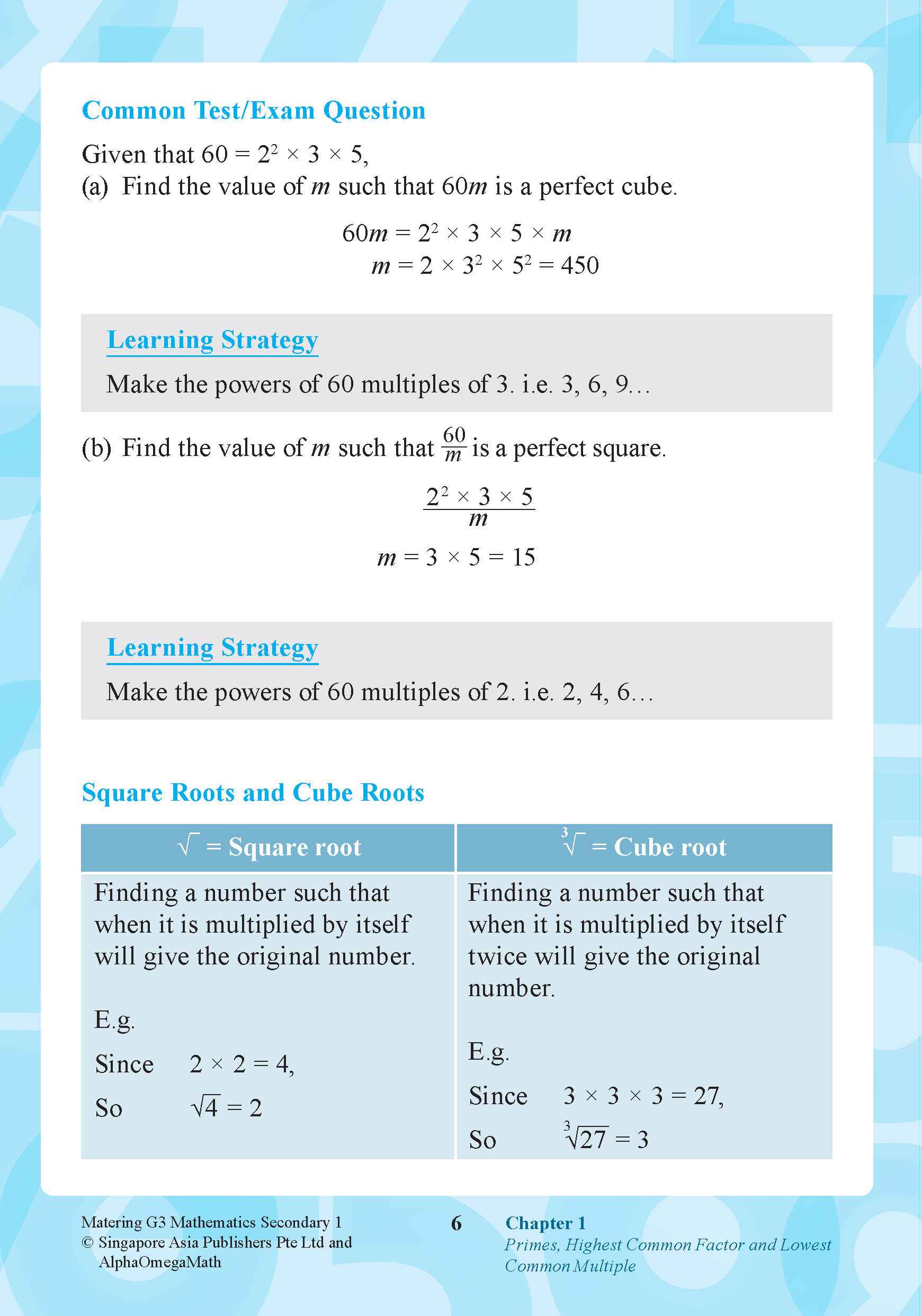 Mastering G3 MATHEMATICS Secondary 1