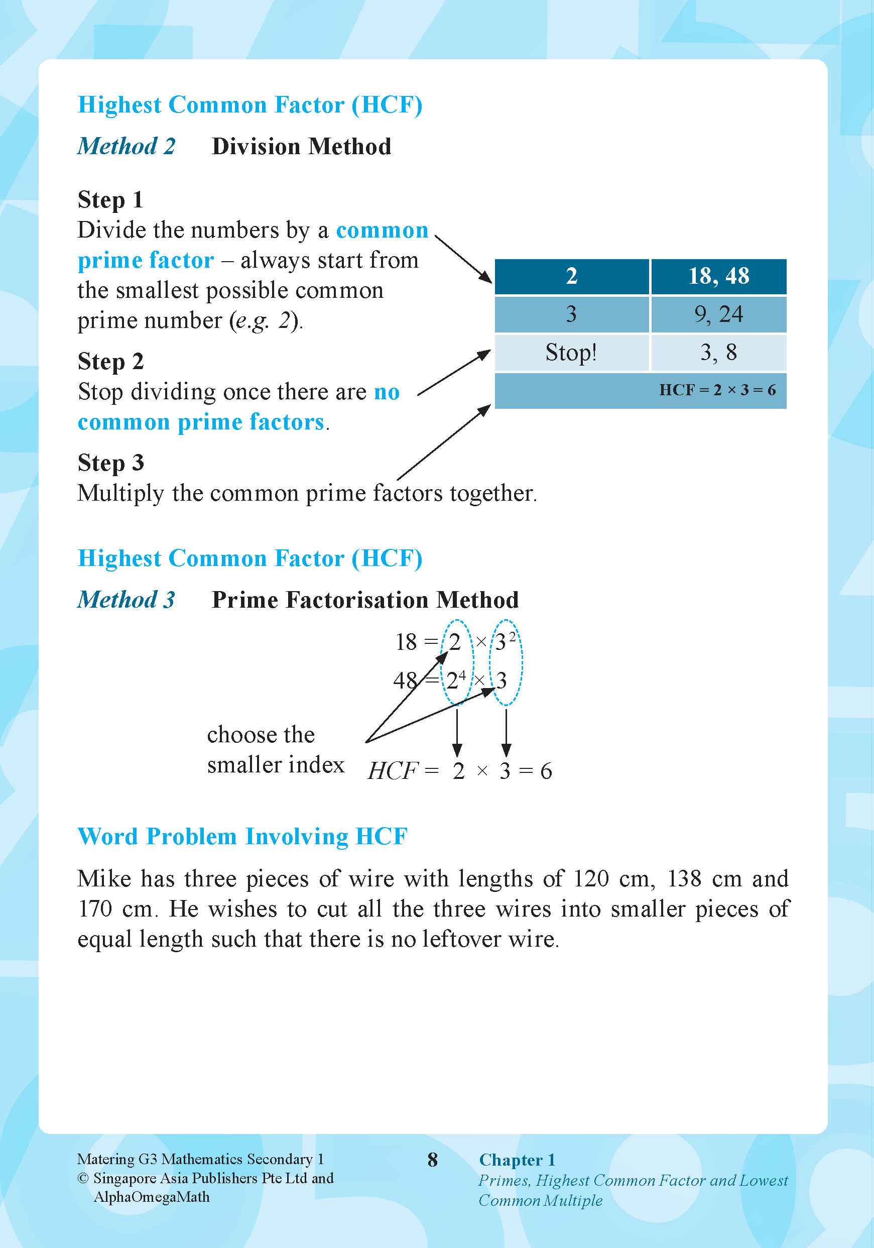 Mastering G3 MATHEMATICS Secondary 1