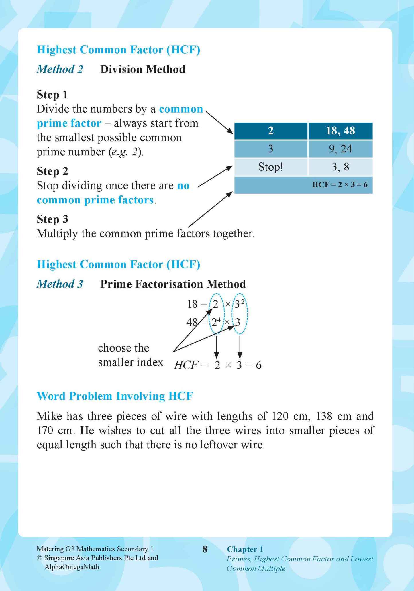 Mastering G3 MATHEMATICS Secondary 1