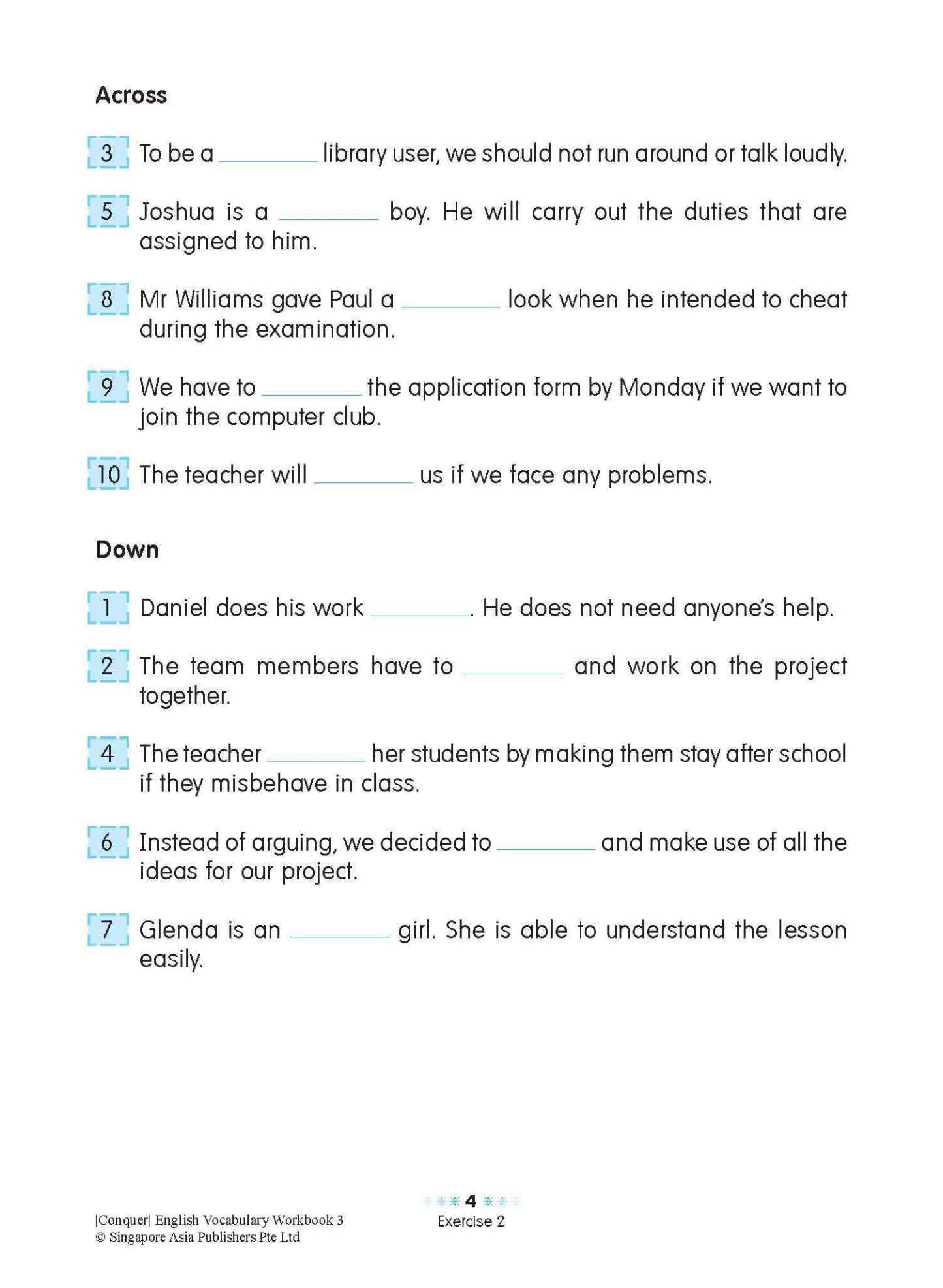 Conquer English Vocabulary Workbook 3