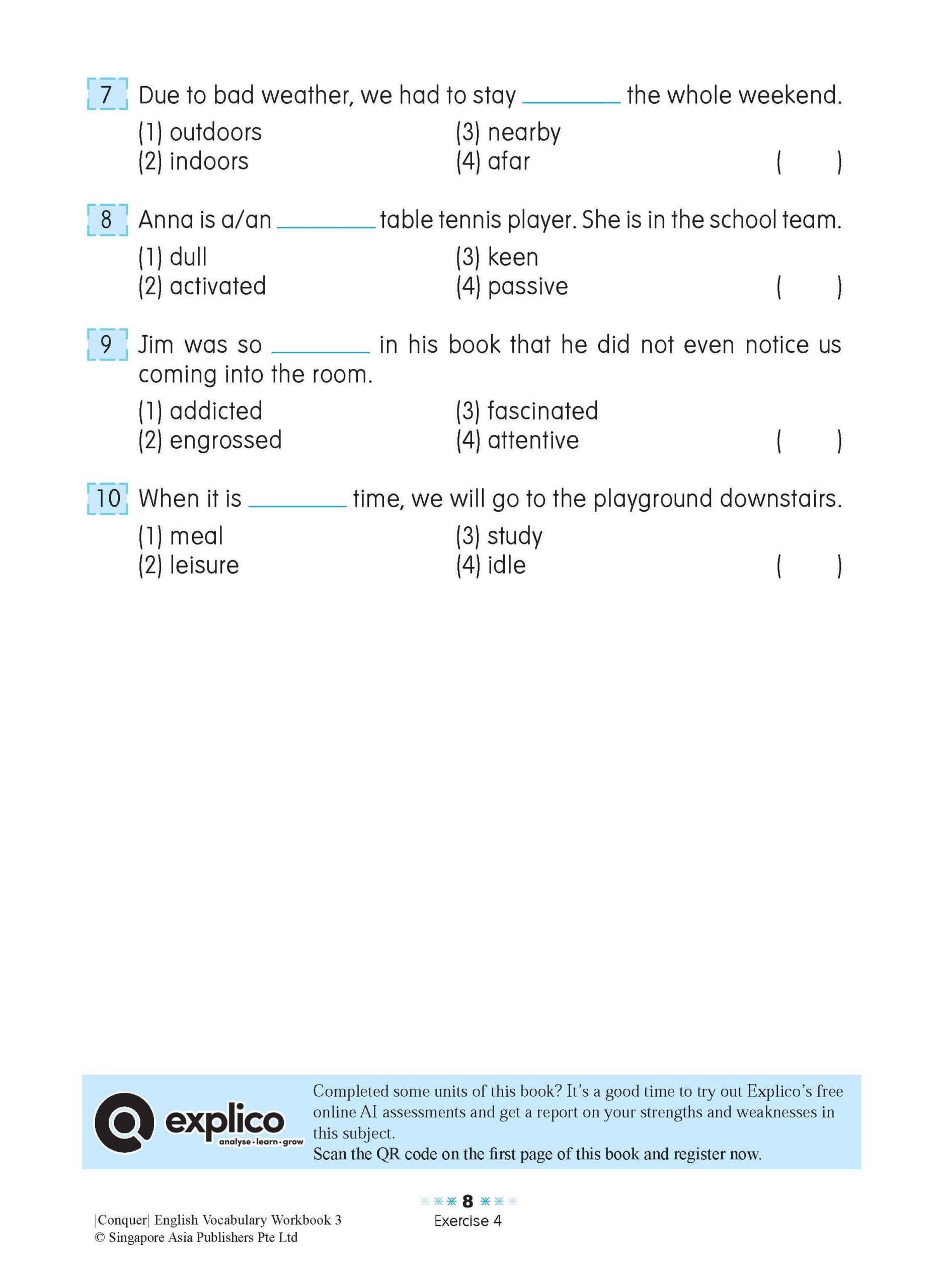 Conquer English Vocabulary Workbook 3