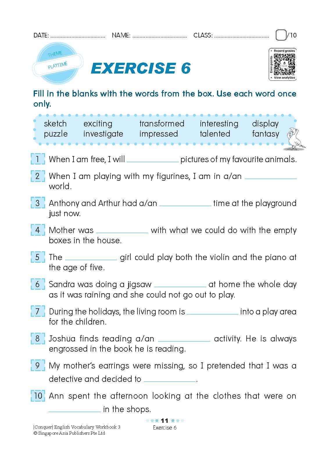 Conquer English Vocabulary Workbook 3