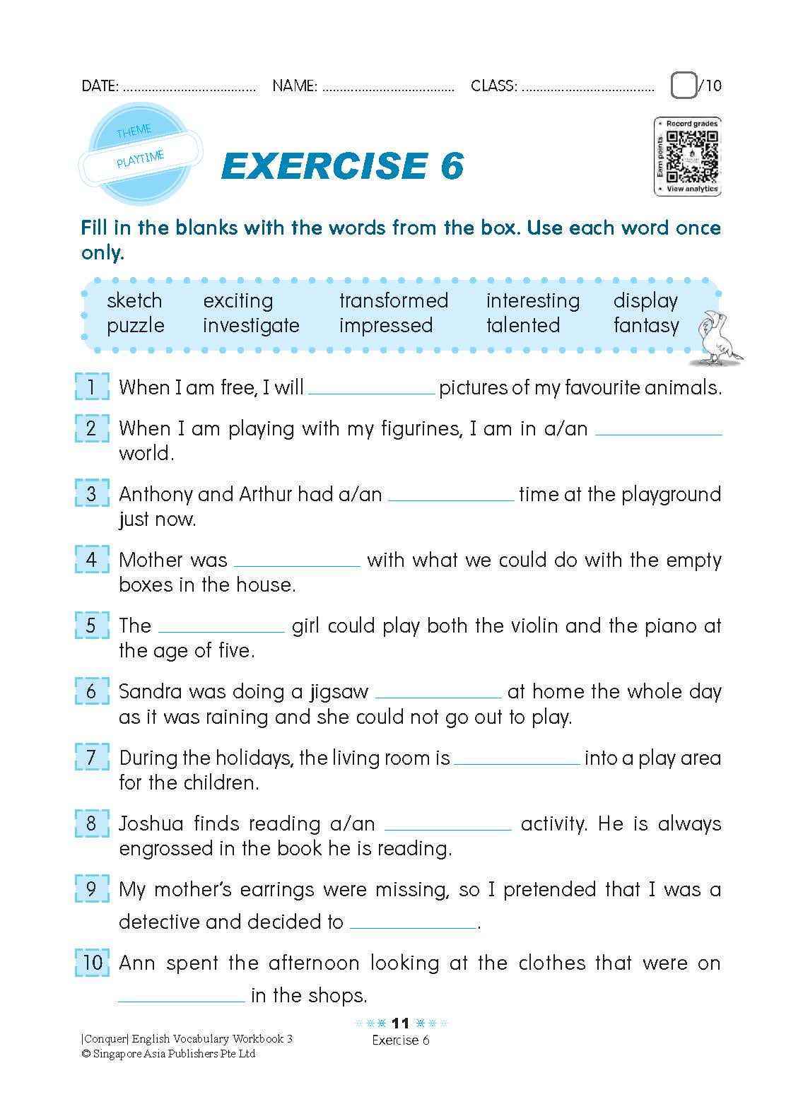 Conquer English Vocabulary Workbook 3