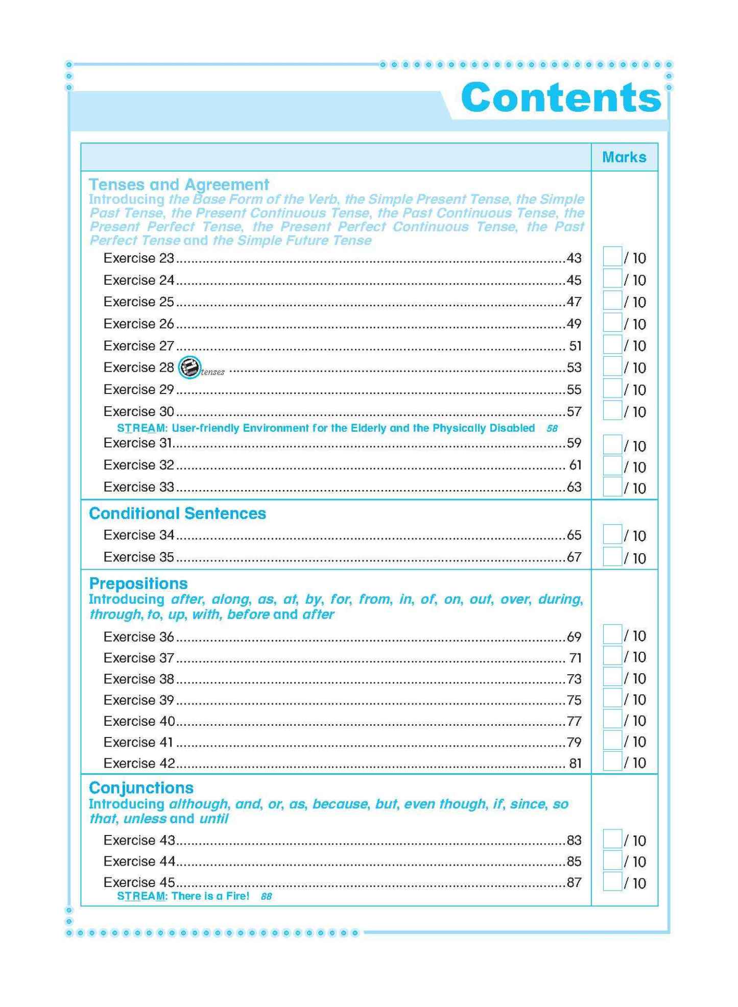 Conquer English Grammar Workbook 6