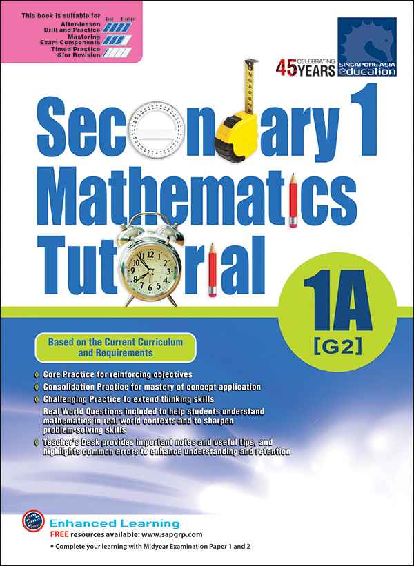 Secondary 1 Mathematics Tutorial 1A [G2]