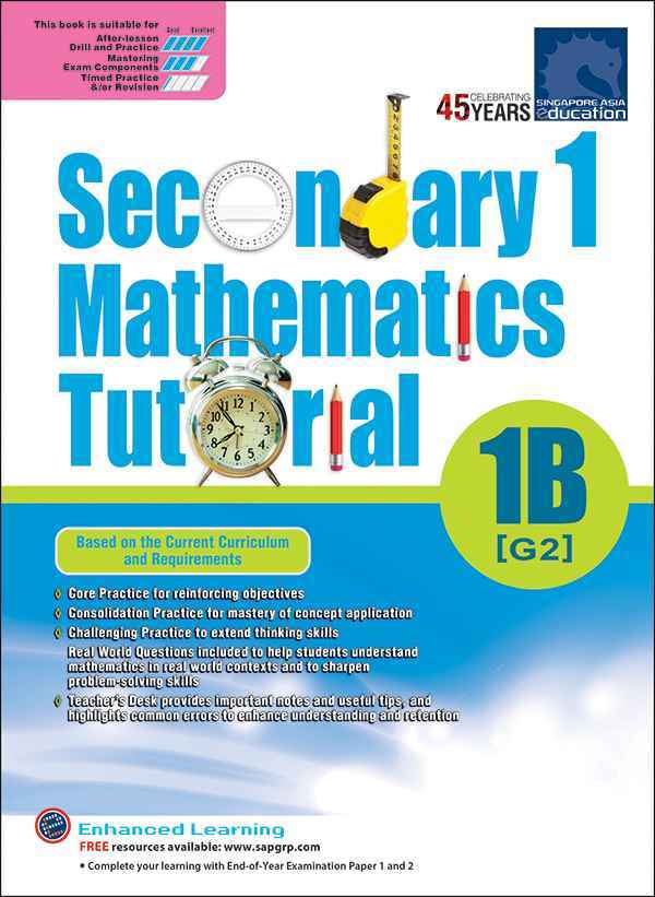 Secondary 1 Mathematics Tutorial 1B [G2]