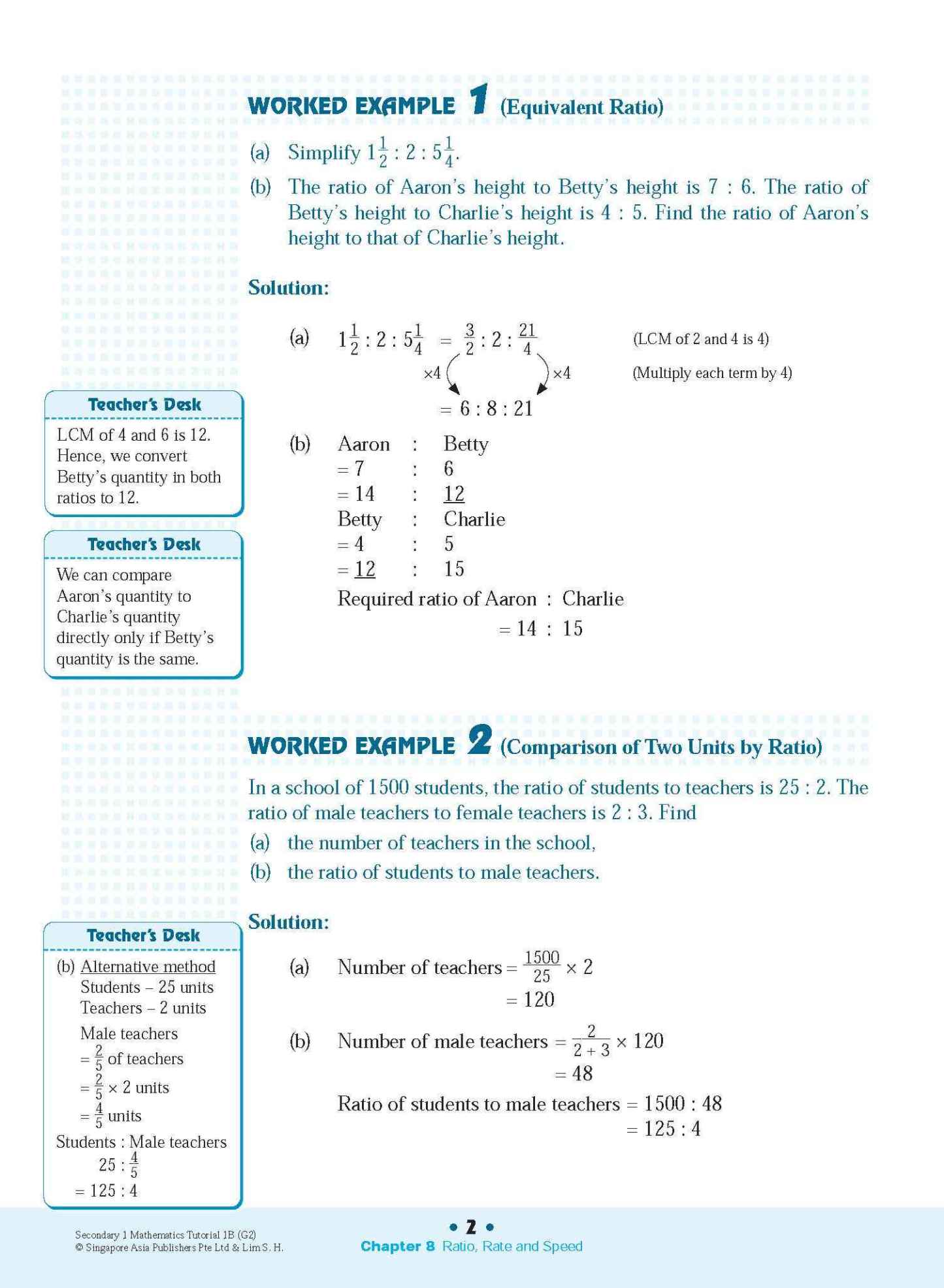 Secondary 1 Mathematics Tutorial 1B [G2]