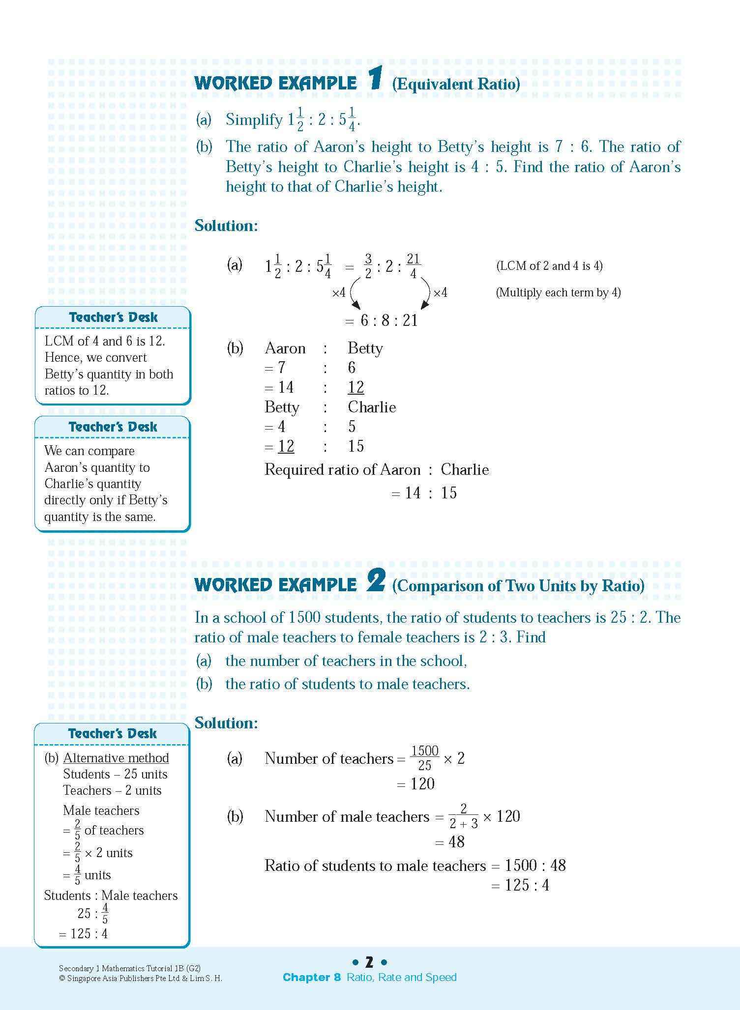 Secondary 1 Mathematics Tutorial 1B [G2]