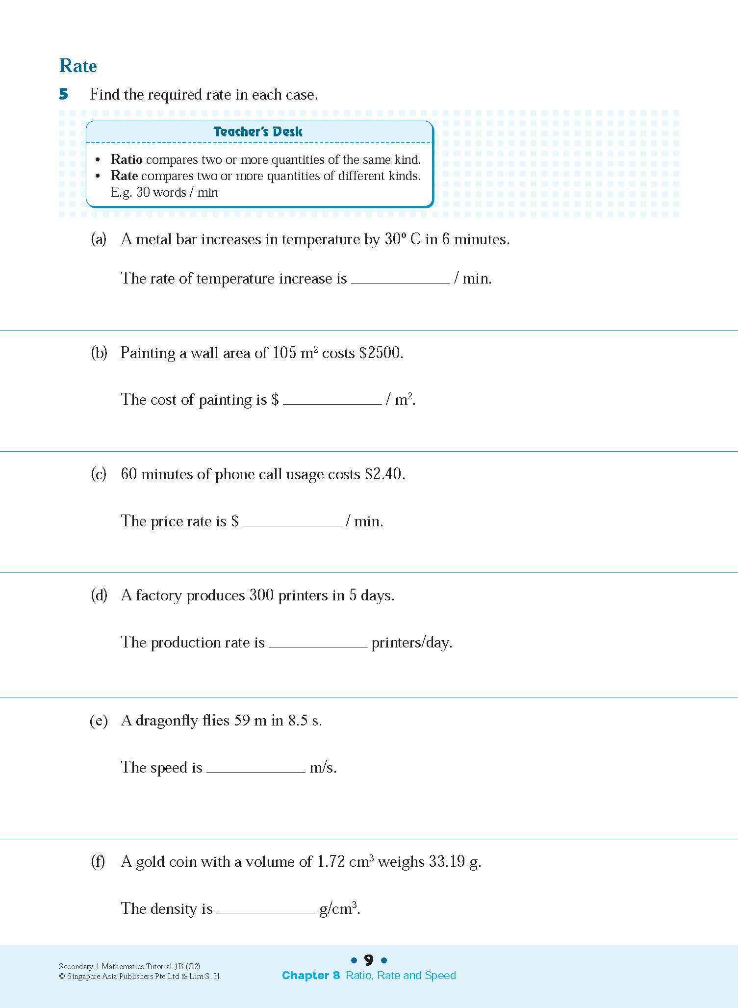 Secondary 1 Mathematics Tutorial 1B [G2]
