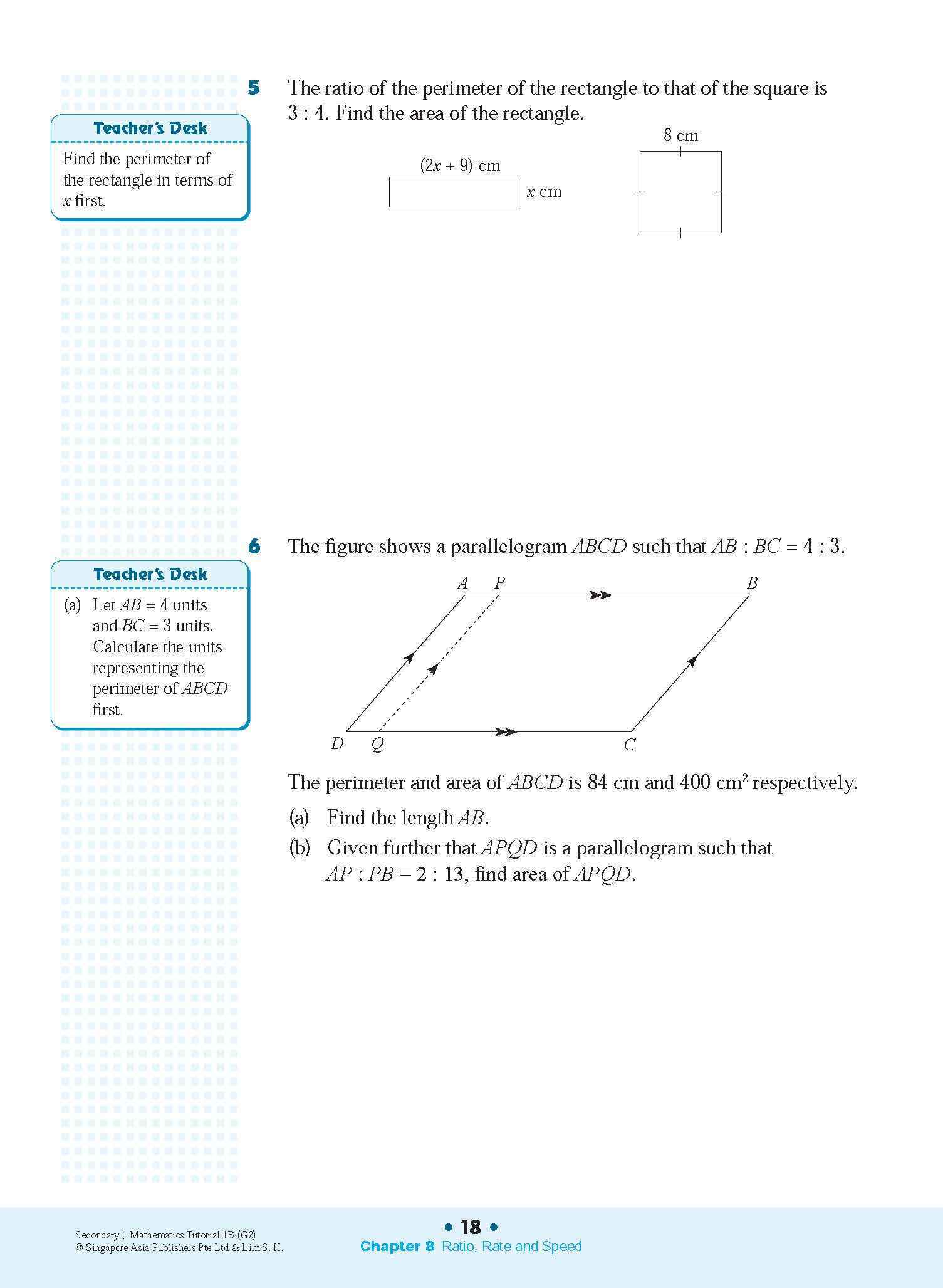 Secondary 1 Mathematics Tutorial 1B [G2]