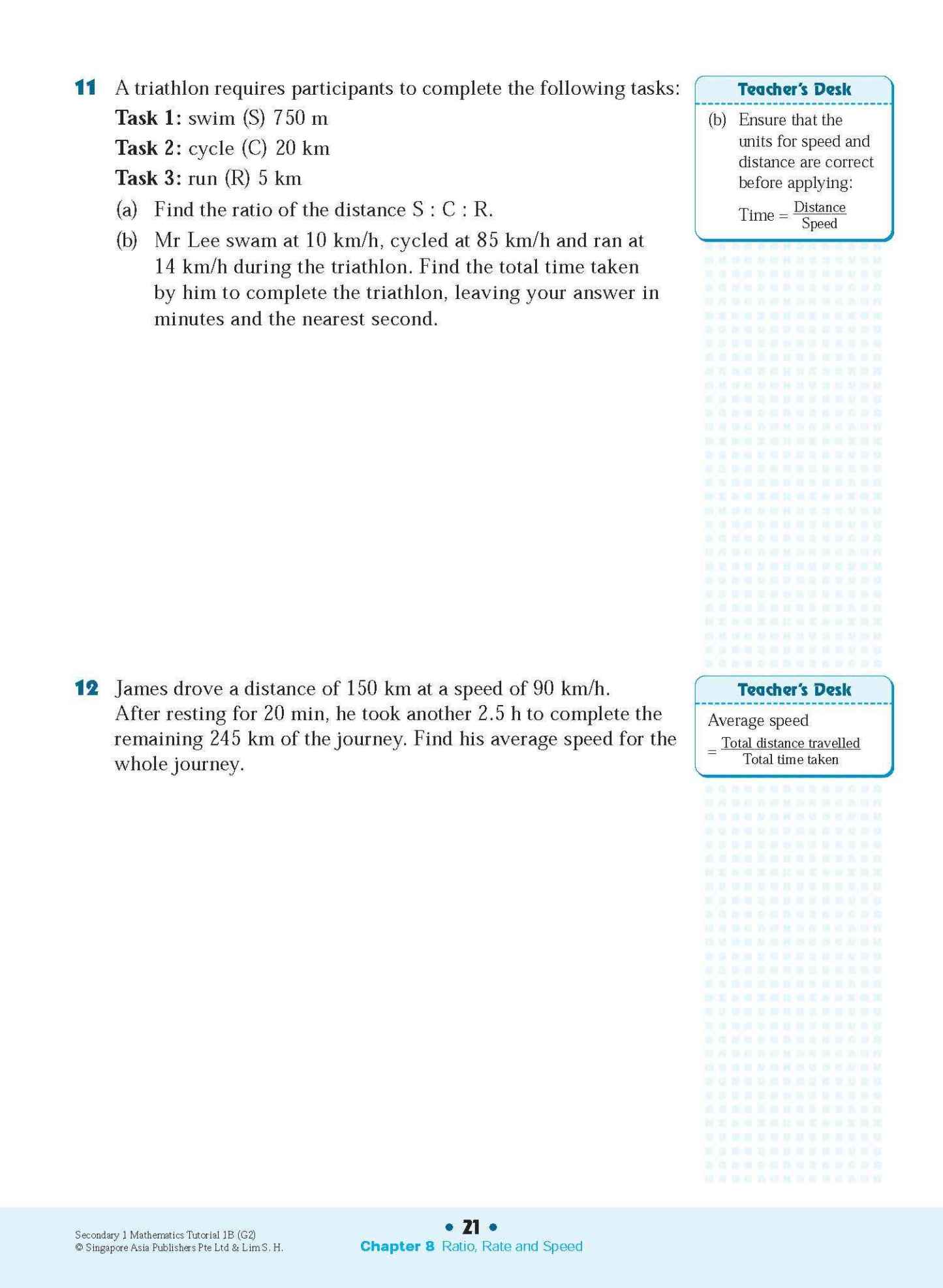 Secondary 1 Mathematics Tutorial 1B [G2]
