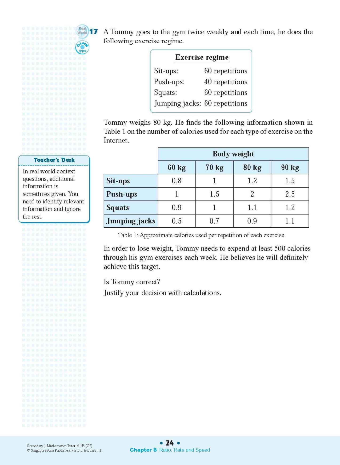 Secondary 1 Mathematics Tutorial 1B [G2]