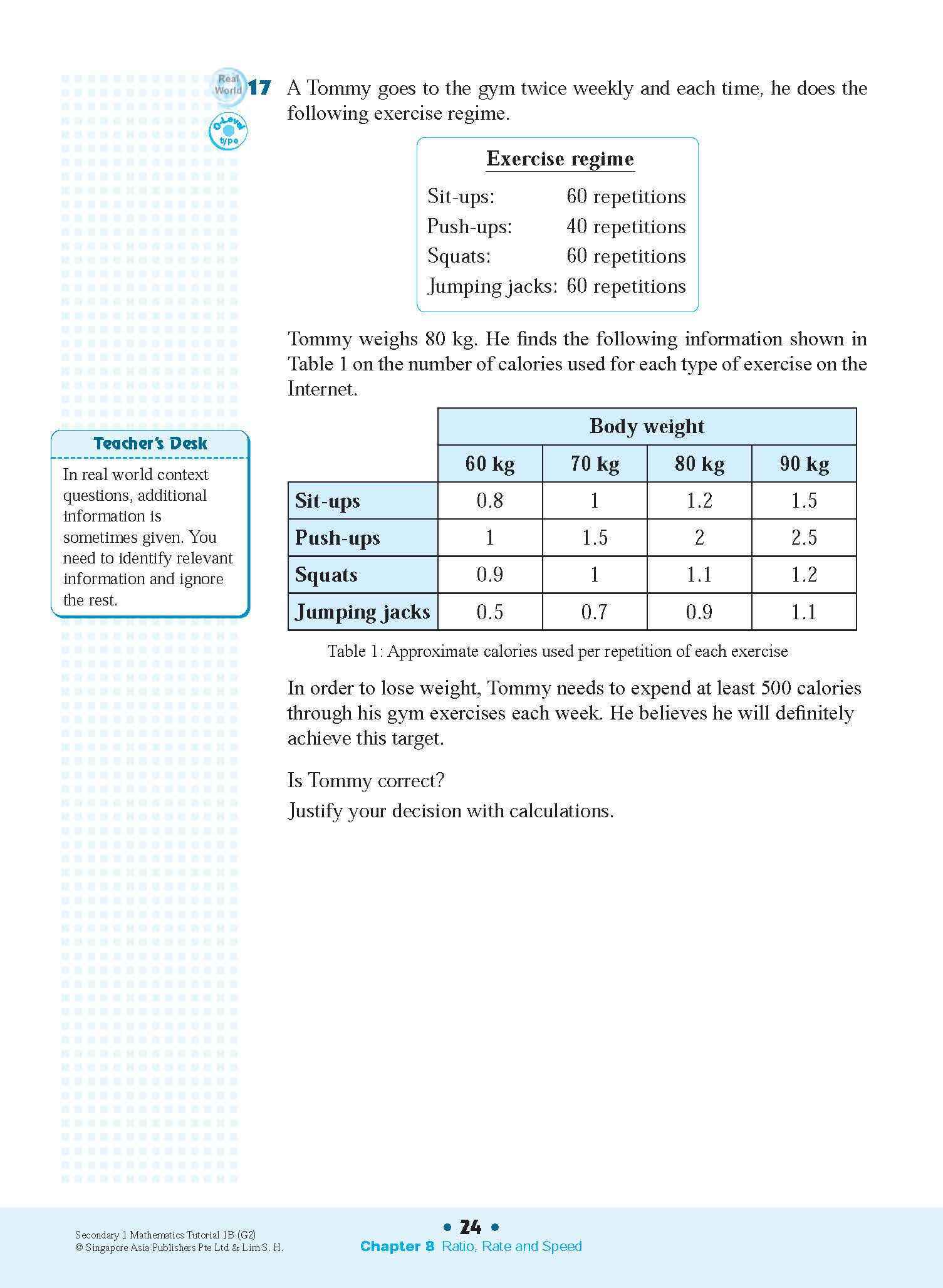 Secondary 1 Mathematics Tutorial 1B [G2]