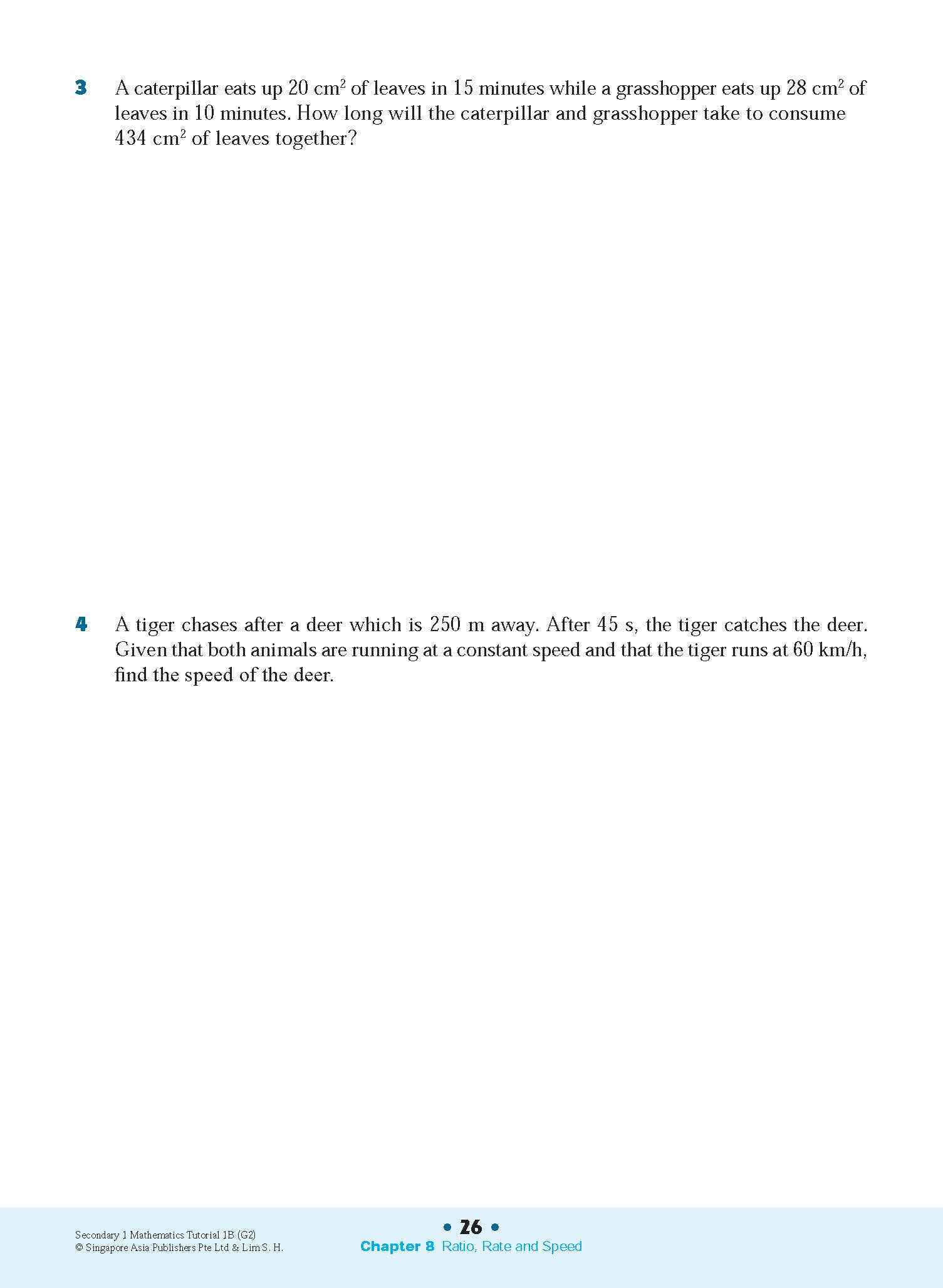 Secondary 1 Mathematics Tutorial 1B [G2]