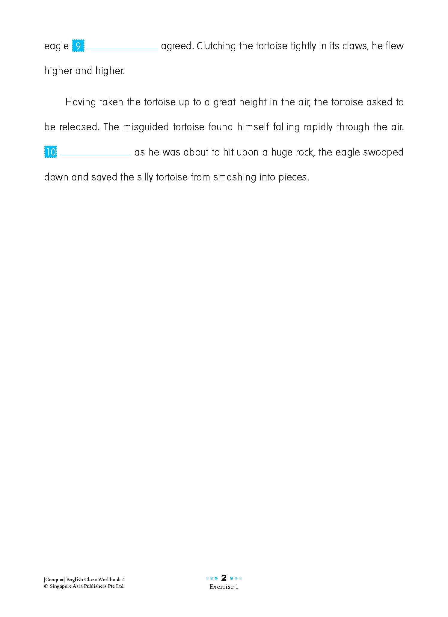 Conquer ENGLISH CLOZE Workbook 4