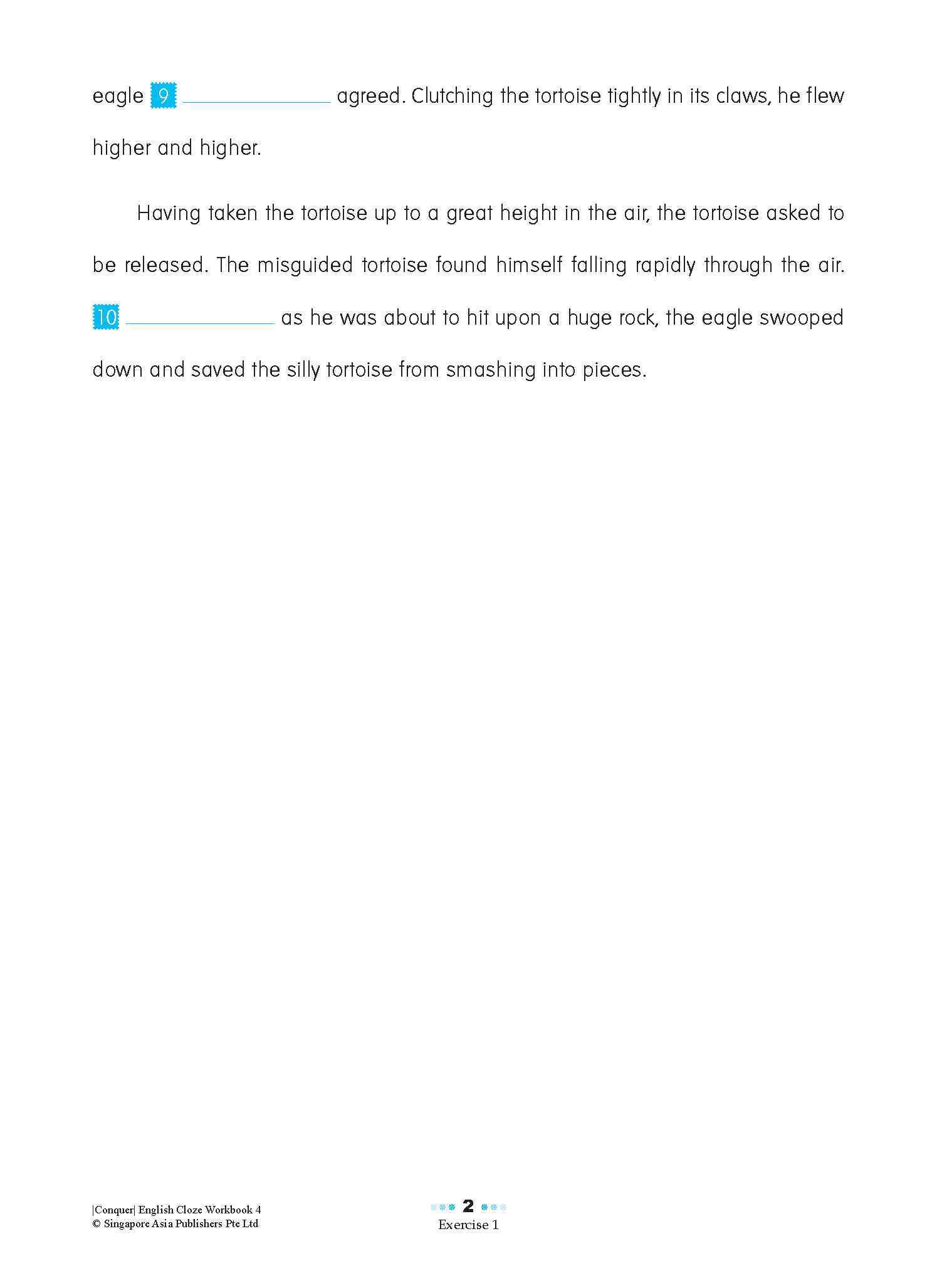 Conquer ENGLISH CLOZE Workbook 4