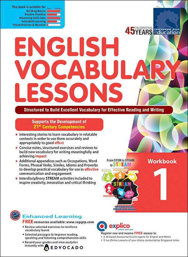 ENGLISH VOCABULARY LESSONS Workbook 1