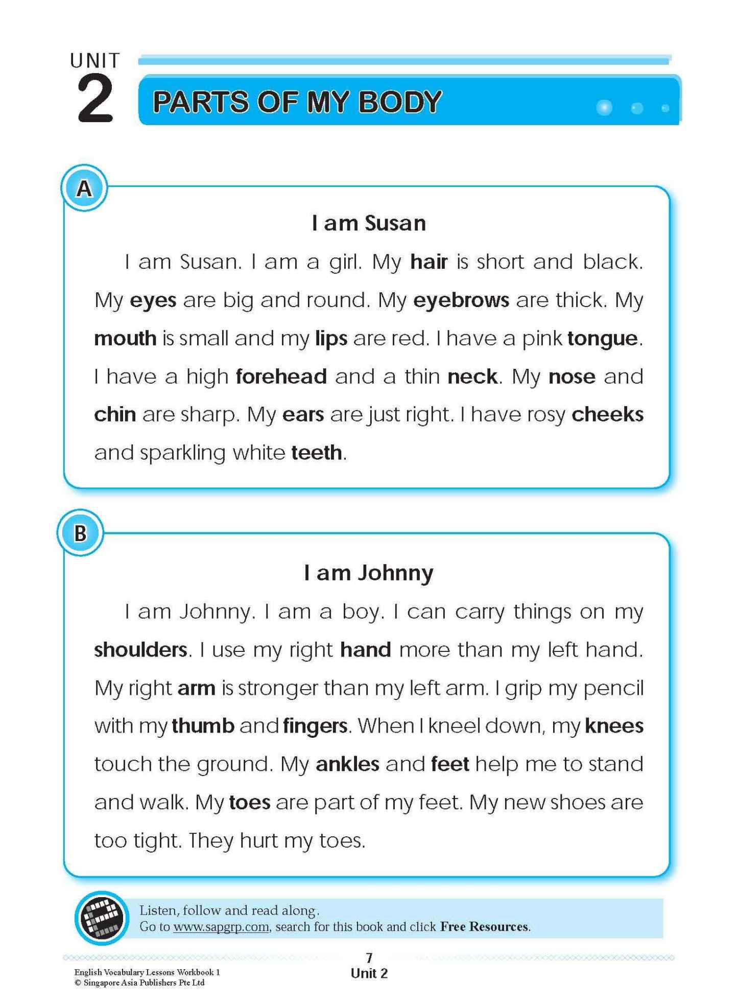 ENGLISH VOCABULARY LESSONS Workbook 1
