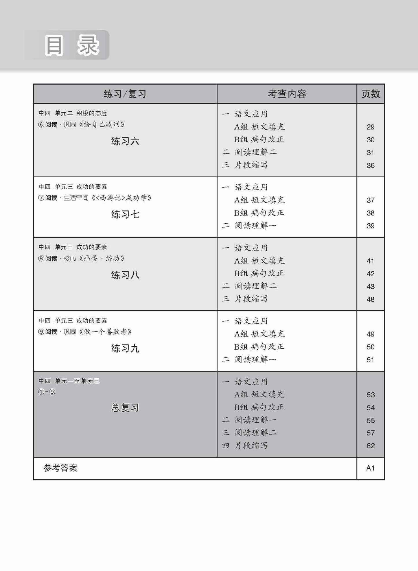 新编中四上学期适用高级华文课文练习 / Topical Lesson Exercises For Secondary 4(A) [Higher Chinese]
