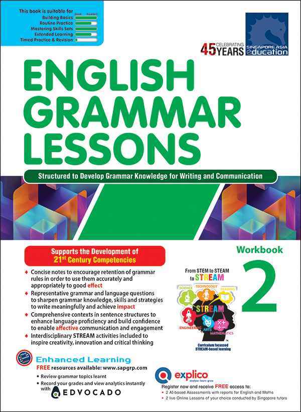 ENGLISH GRAMMAR LESSONS Workbook 2
