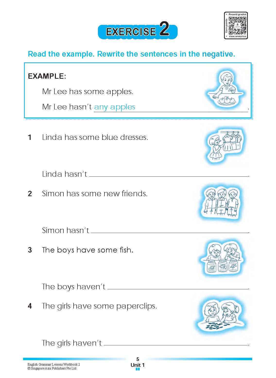ENGLISH GRAMMAR LESSONS Workbook 2
