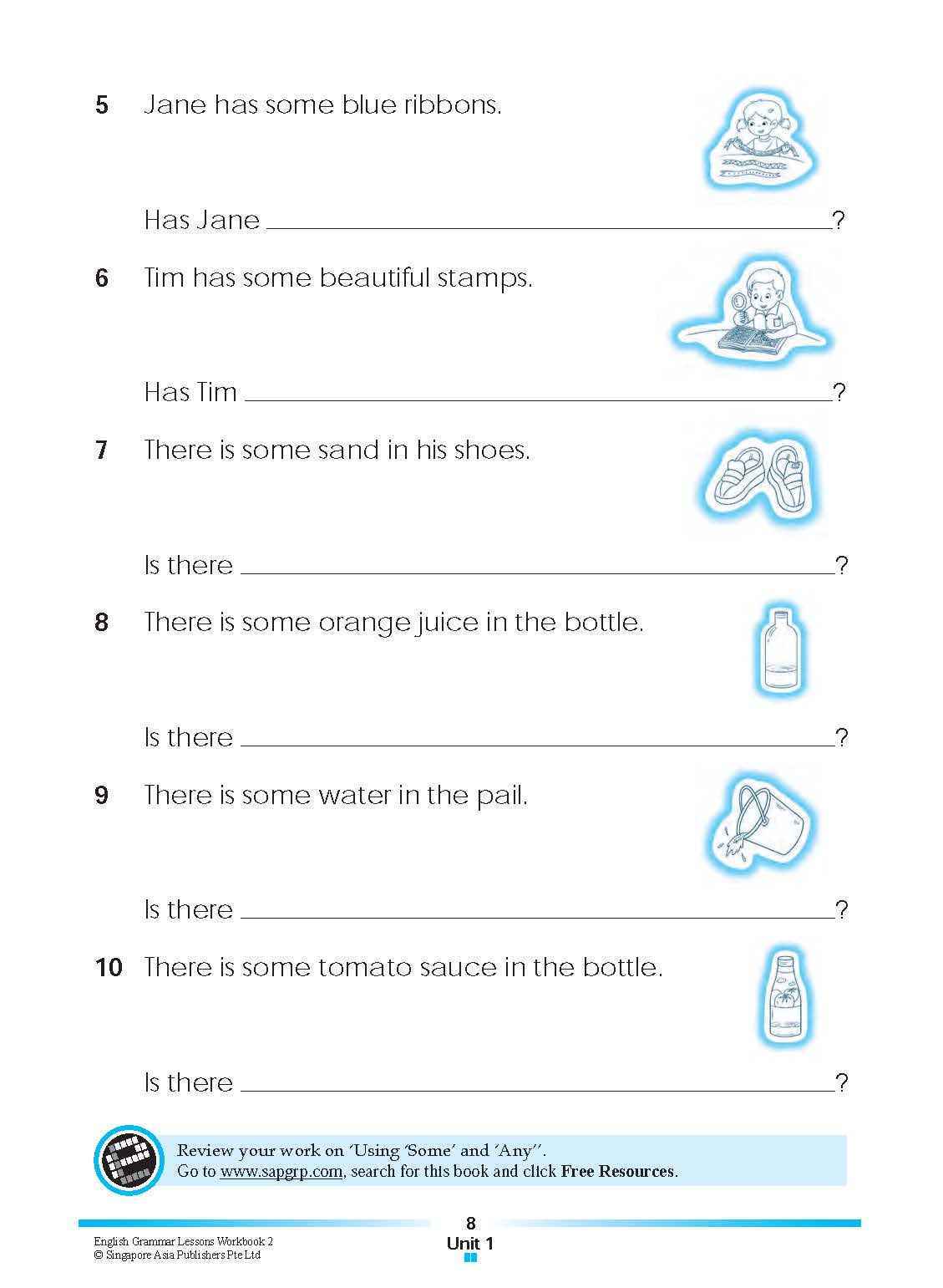 ENGLISH GRAMMAR LESSONS Workbook 2