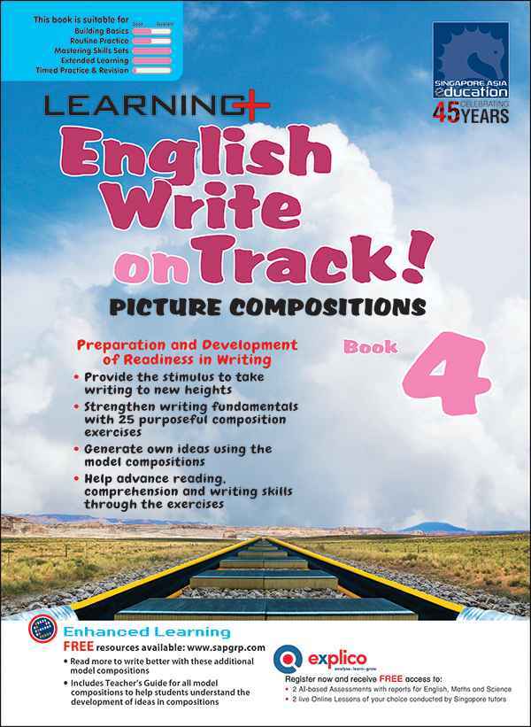 LEARNING+ English Write on Track! PICTURE COMPOSITIONS Book 4