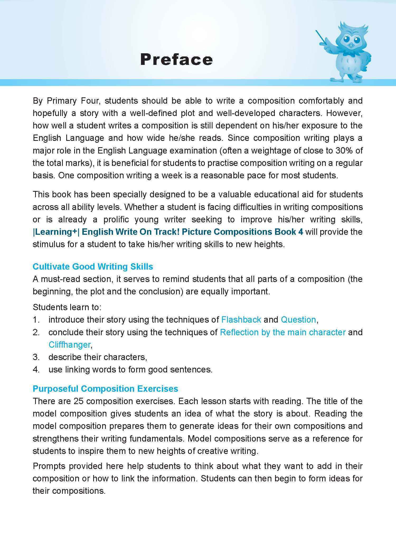 LEARNING+ English Write on Track! PICTURE COMPOSITIONS Book 4