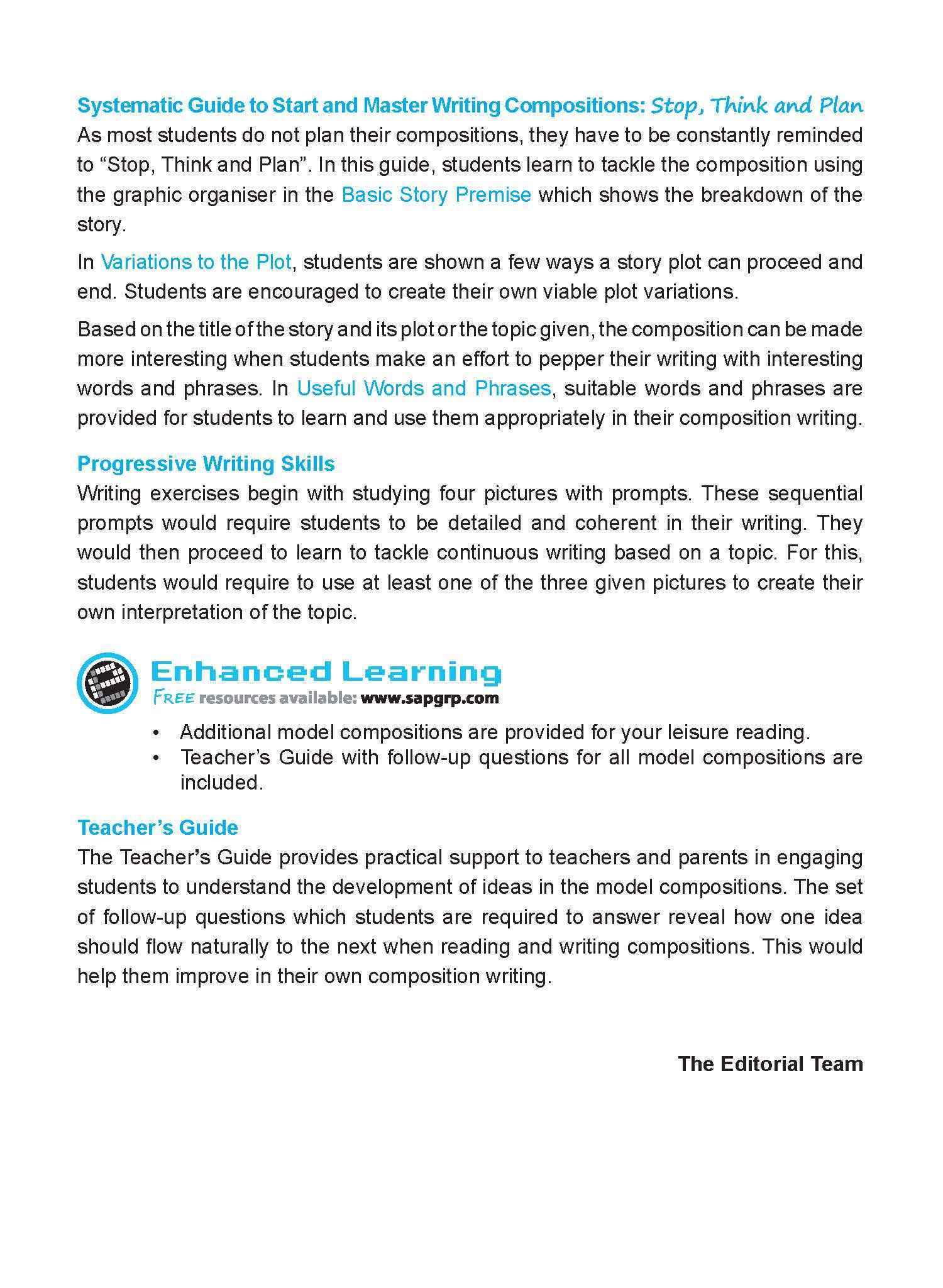 LEARNING+ English Write on Track! PICTURE COMPOSITIONS Book 4