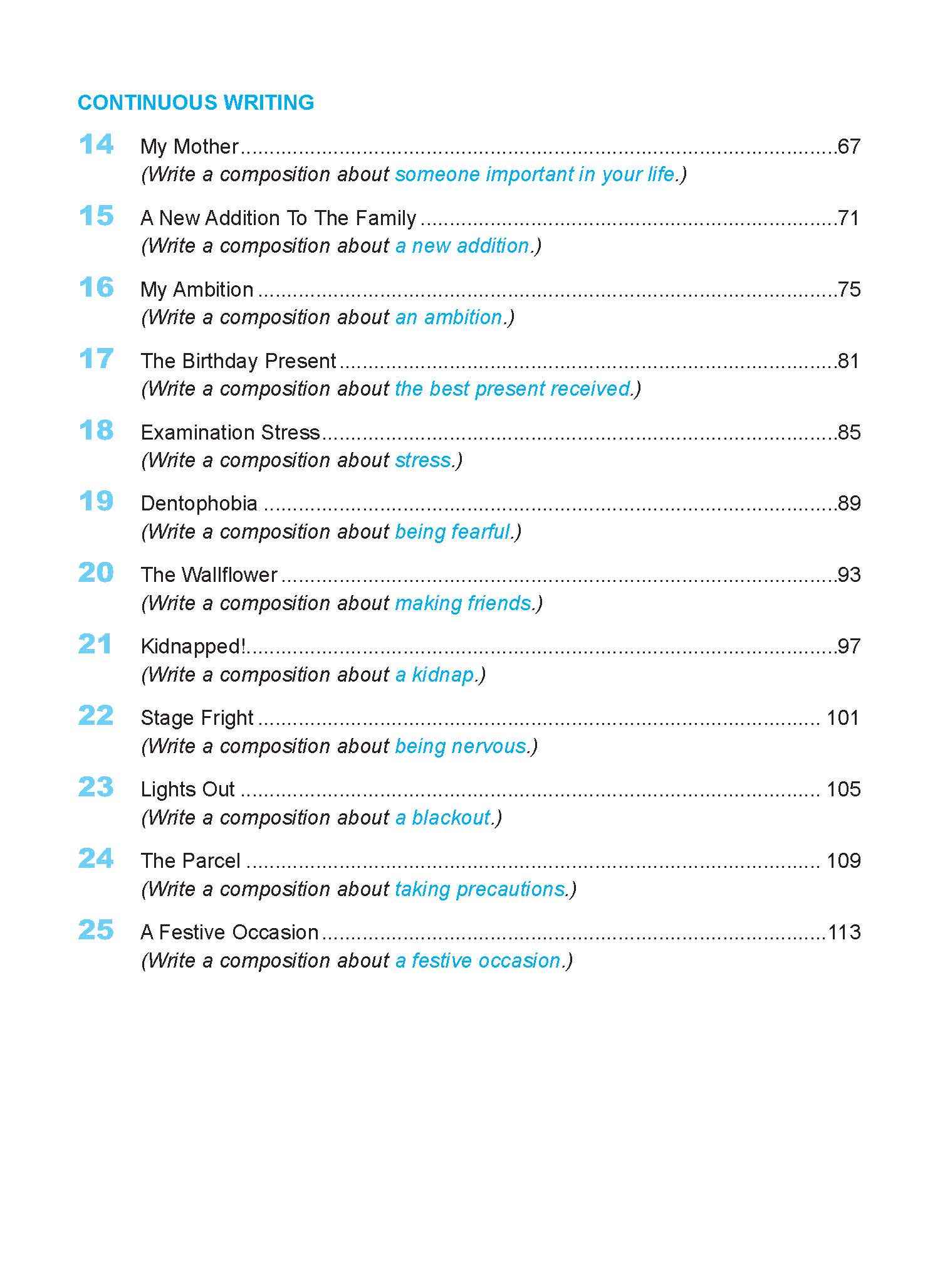 LEARNING+ English Write on Track! PICTURE COMPOSITIONS Book 4