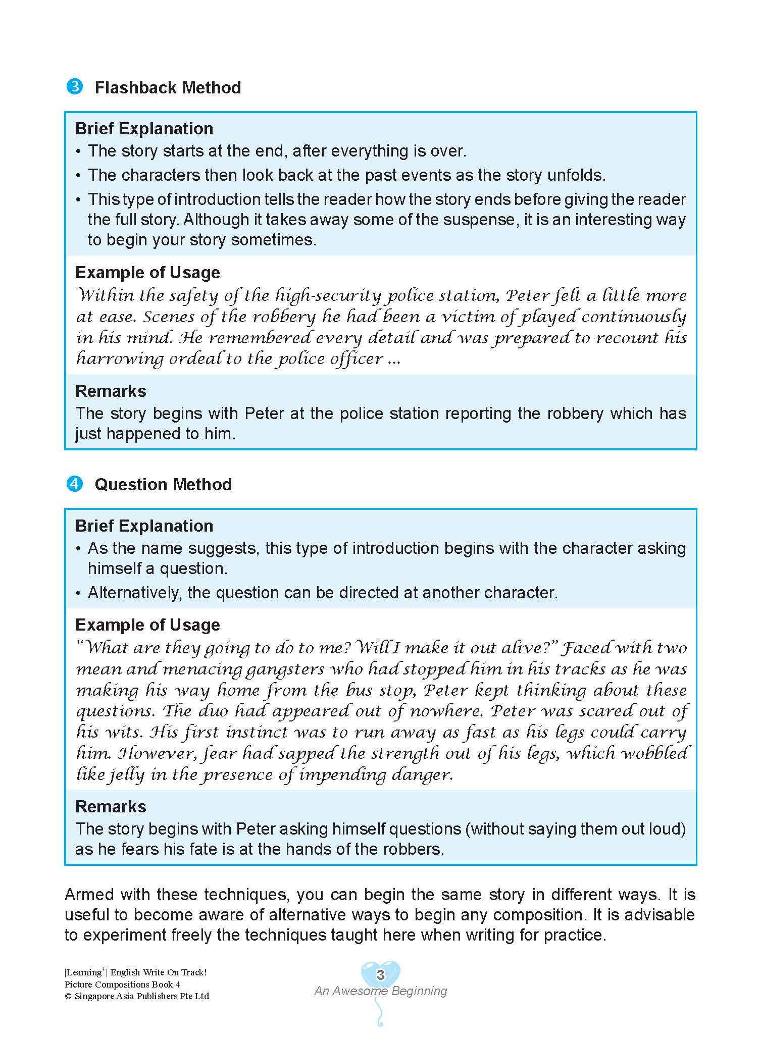 LEARNING+ English Write on Track! PICTURE COMPOSITIONS Book 4