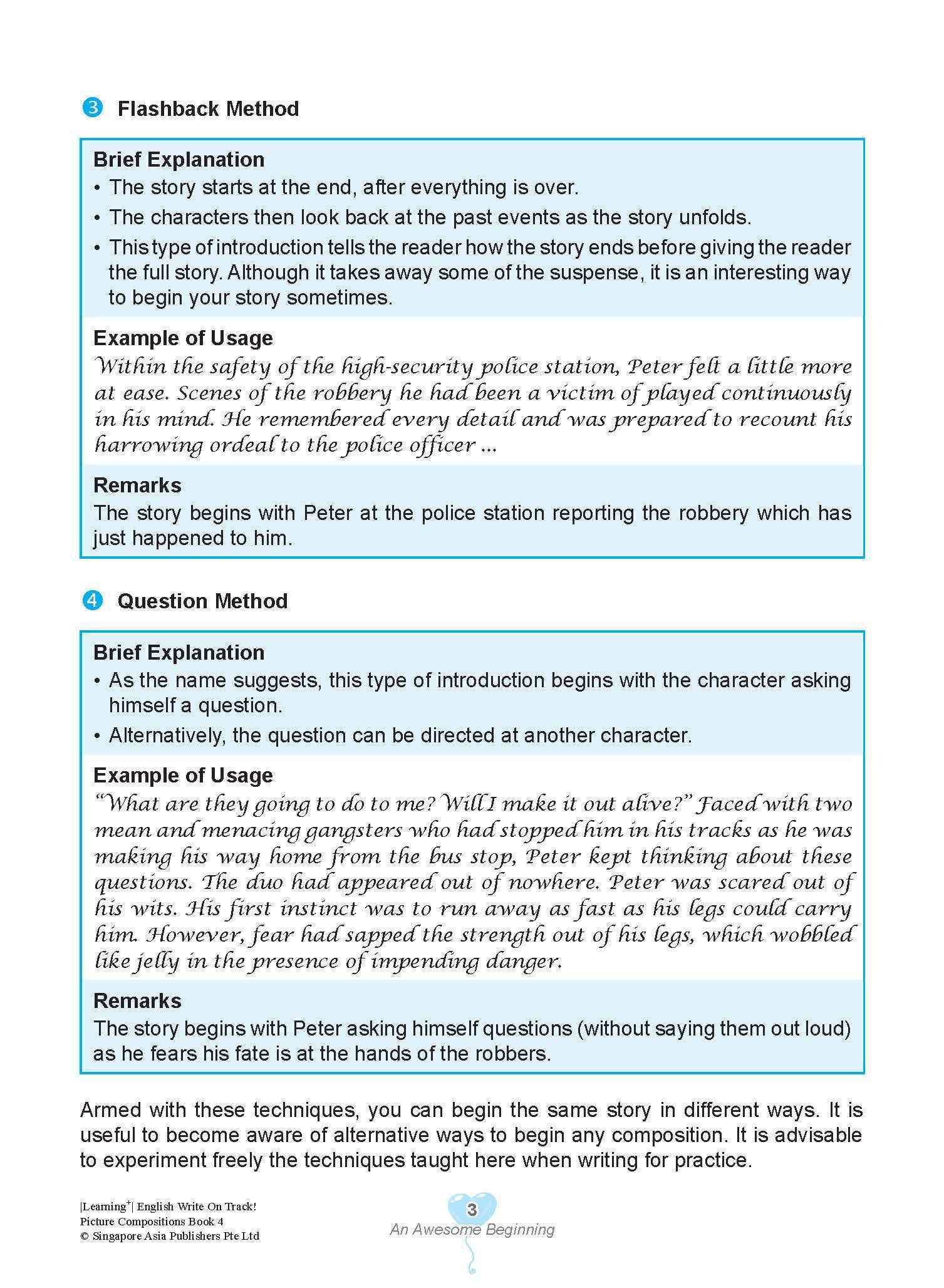 LEARNING+ English Write on Track! PICTURE COMPOSITIONS Book 4