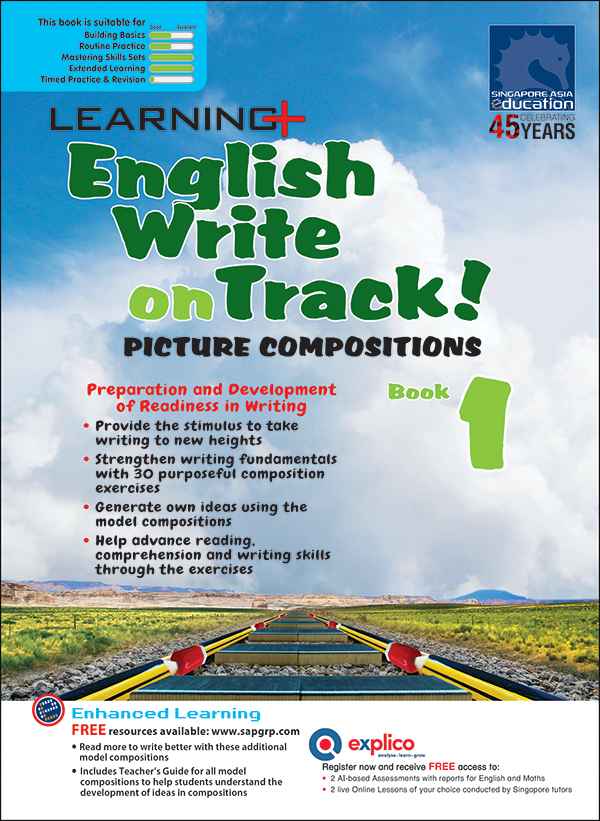 LEARNING+ English Write on Track! PICTURE COMPOSITIONS Book 1