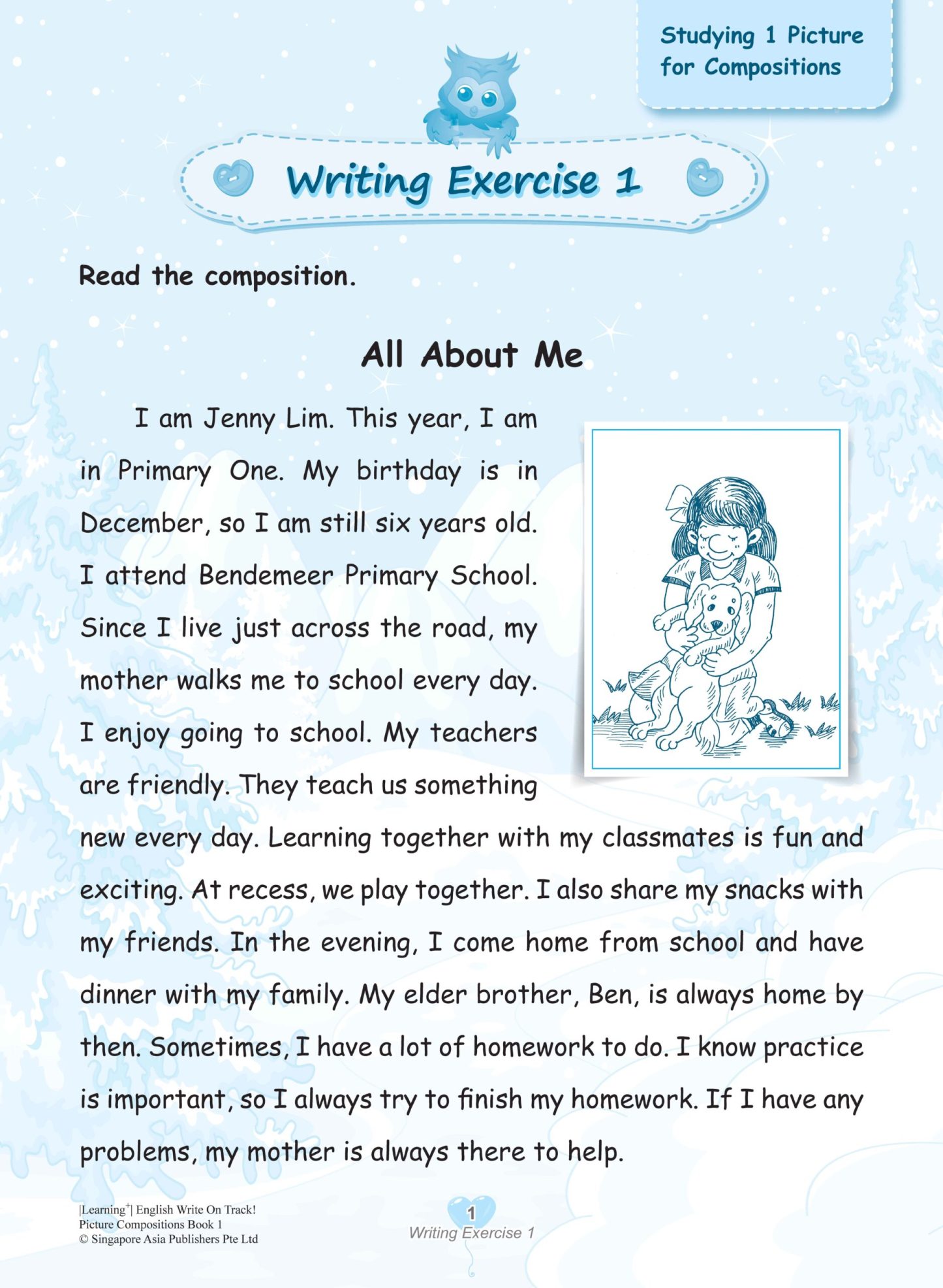 LEARNING+ English Write on Track! PICTURE COMPOSITIONS Book 1