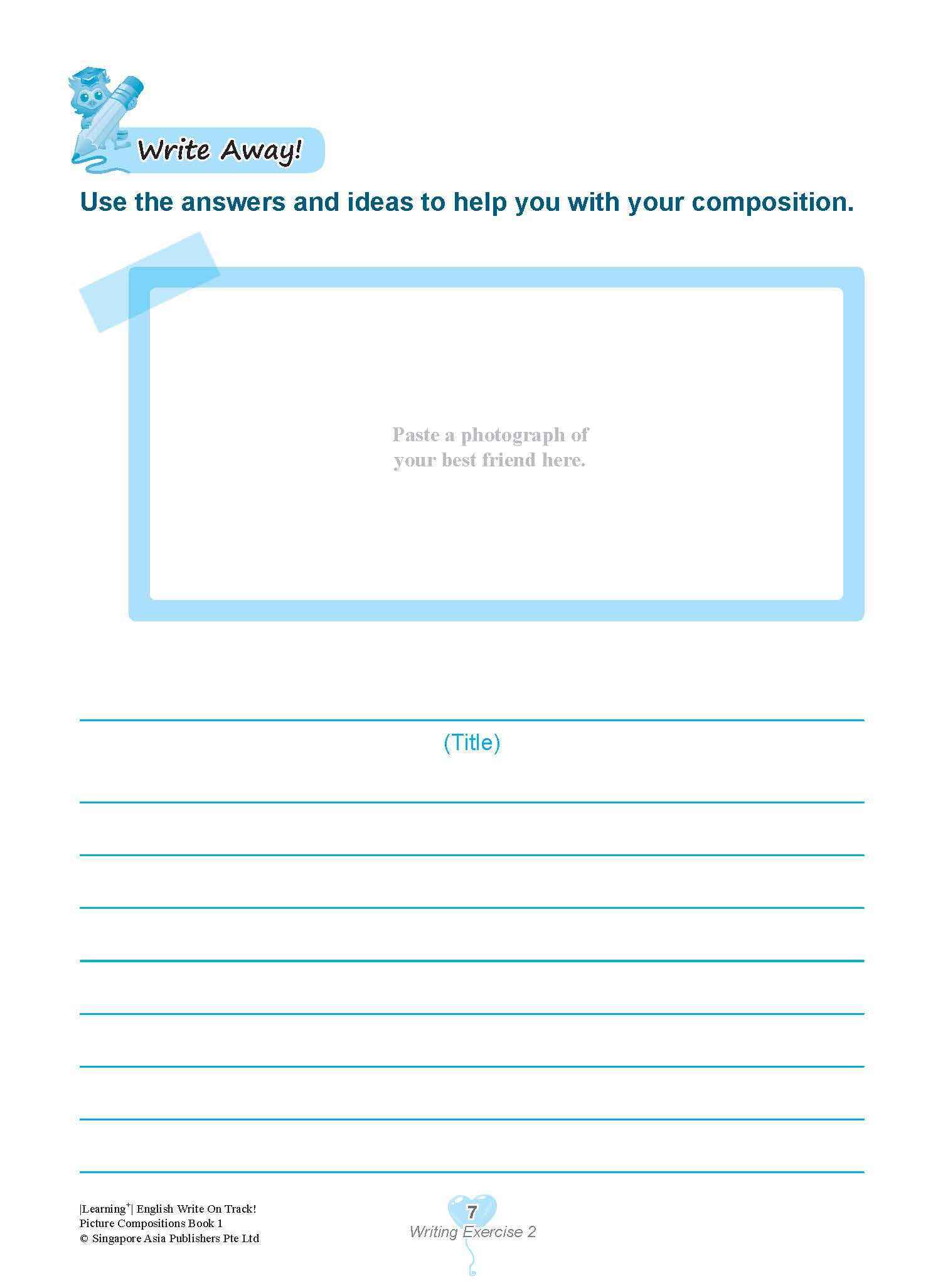 LEARNING+ English Write on Track! PICTURE COMPOSITIONS Book 1
