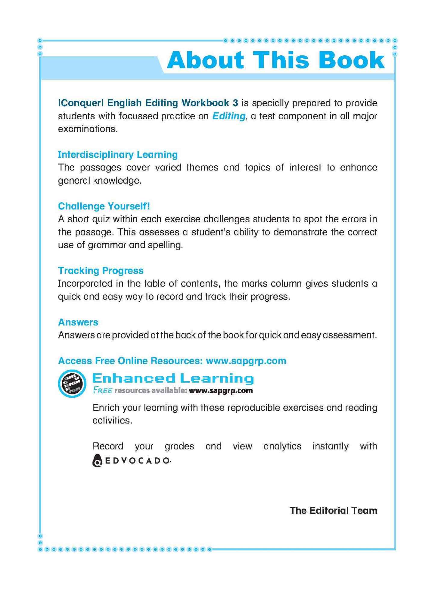 Conquer English Editing Workbook 3