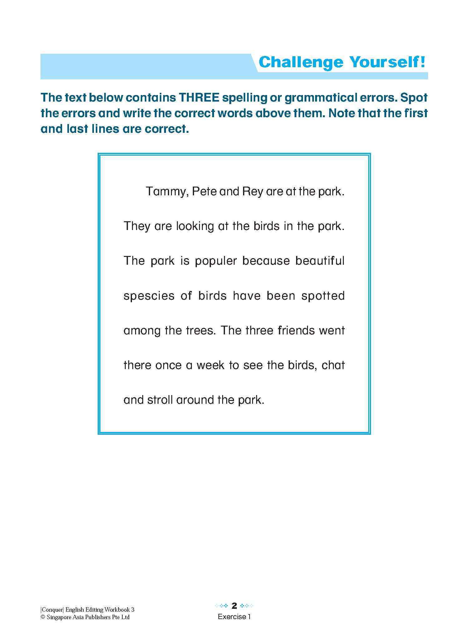 Conquer English Editing Workbook 3