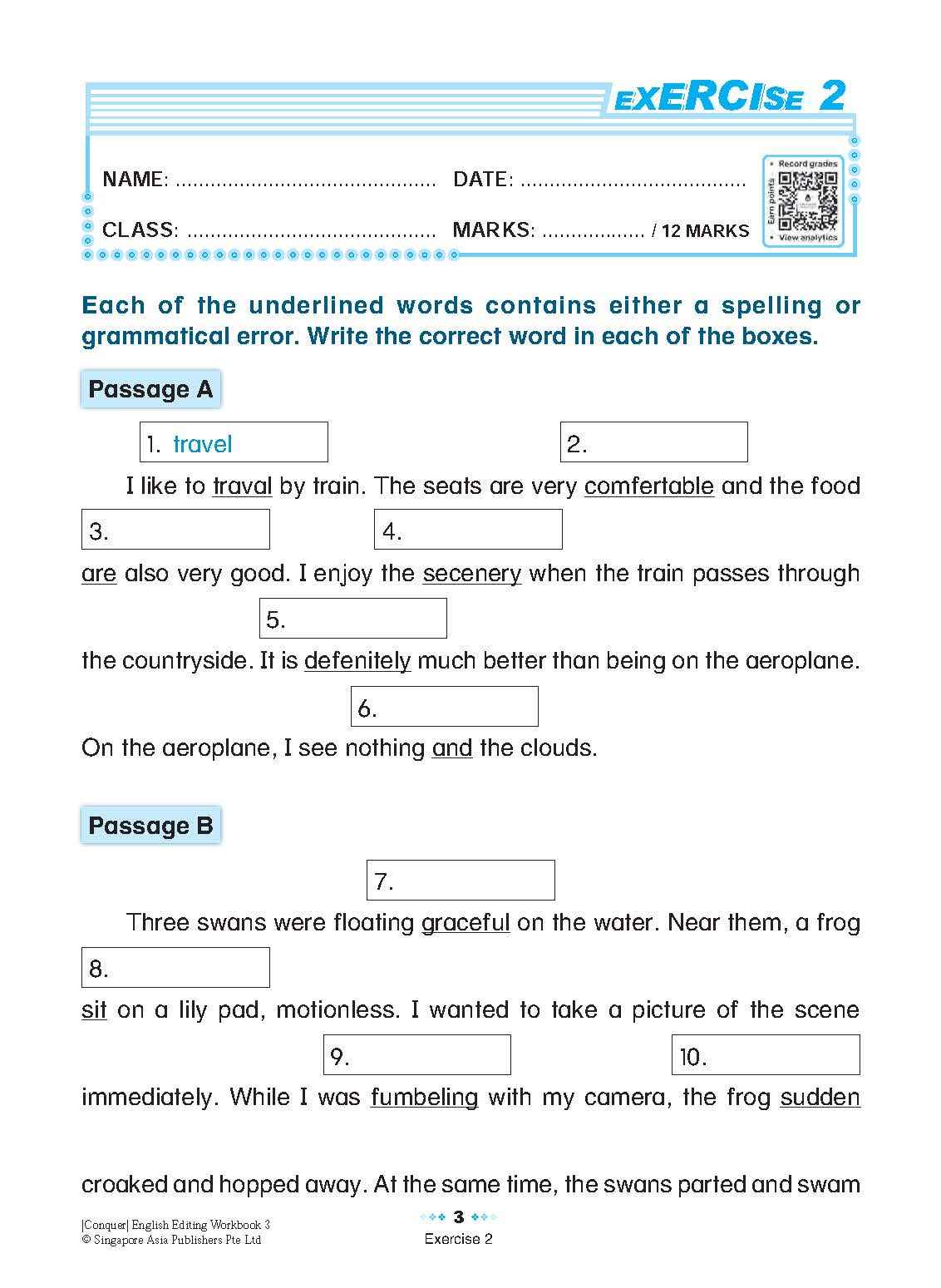 Conquer English Editing Workbook 3