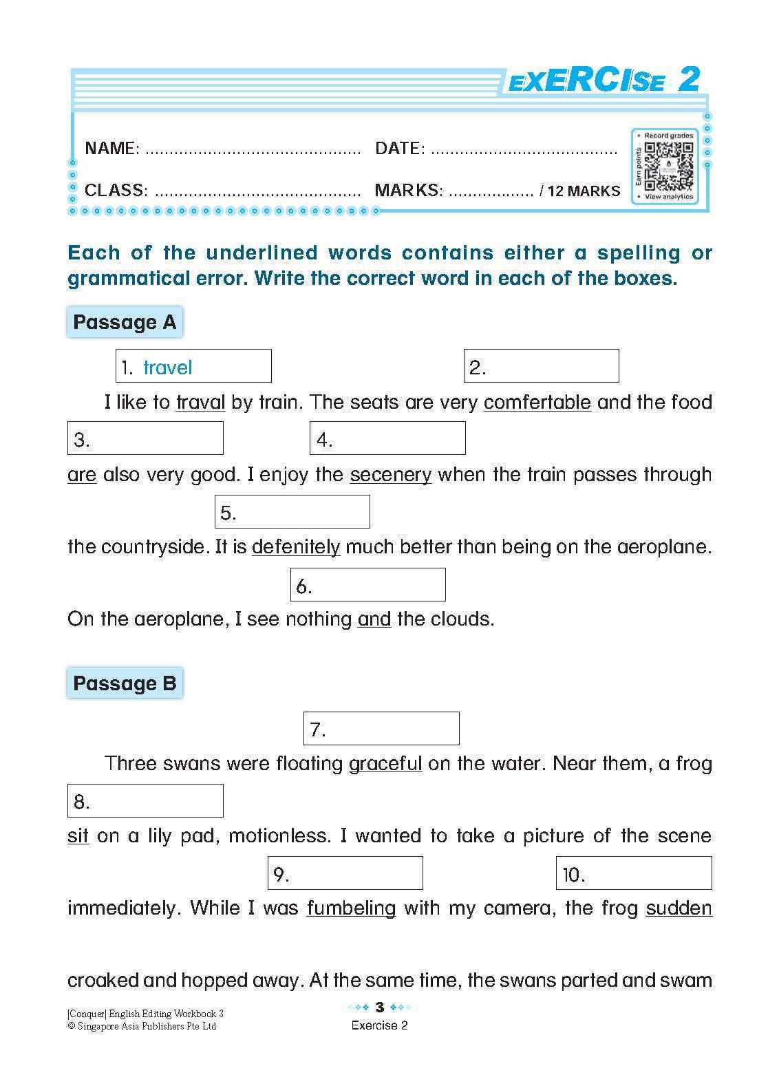 Conquer English Editing Workbook 3