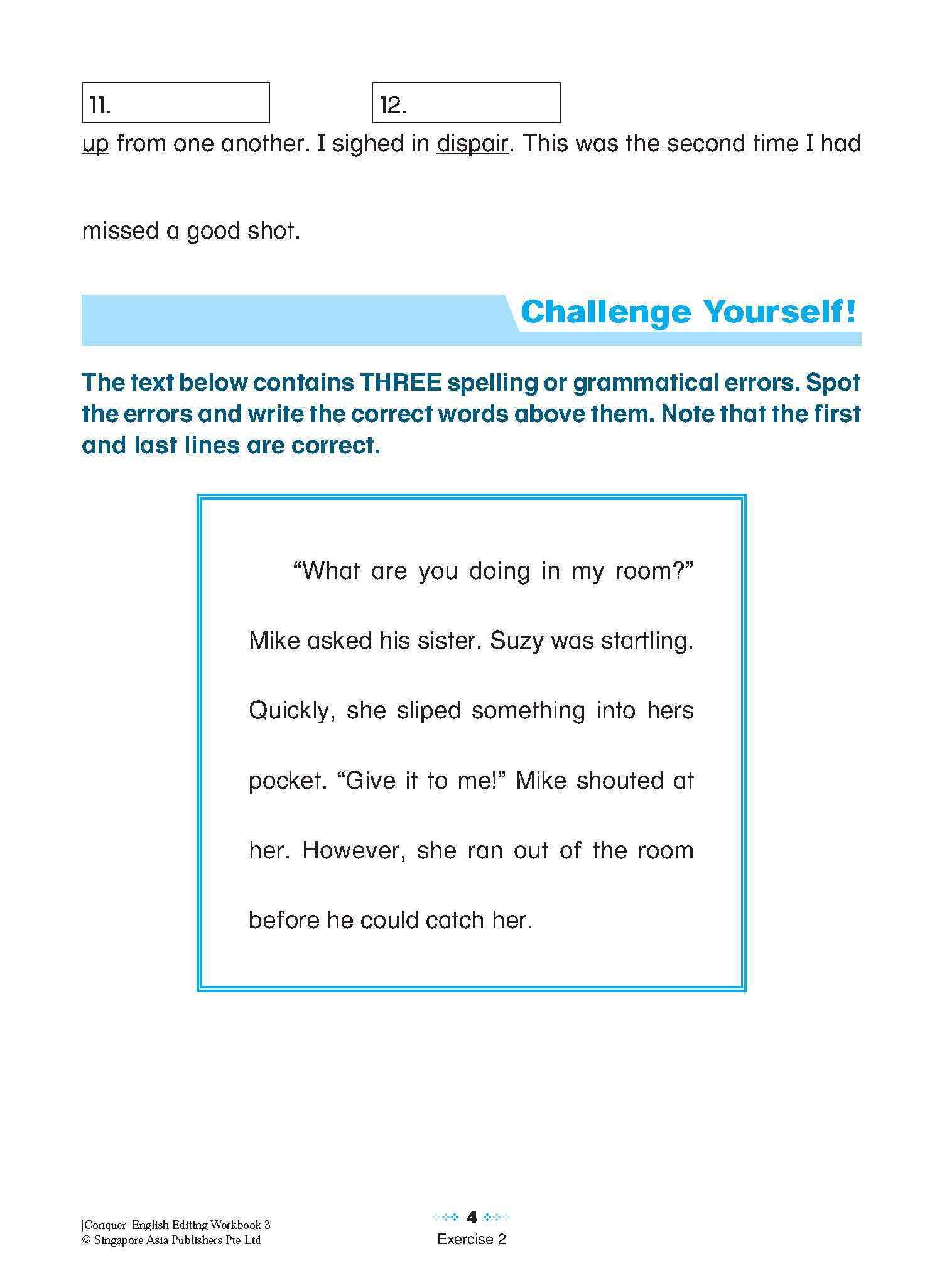 Conquer English Editing Workbook 3