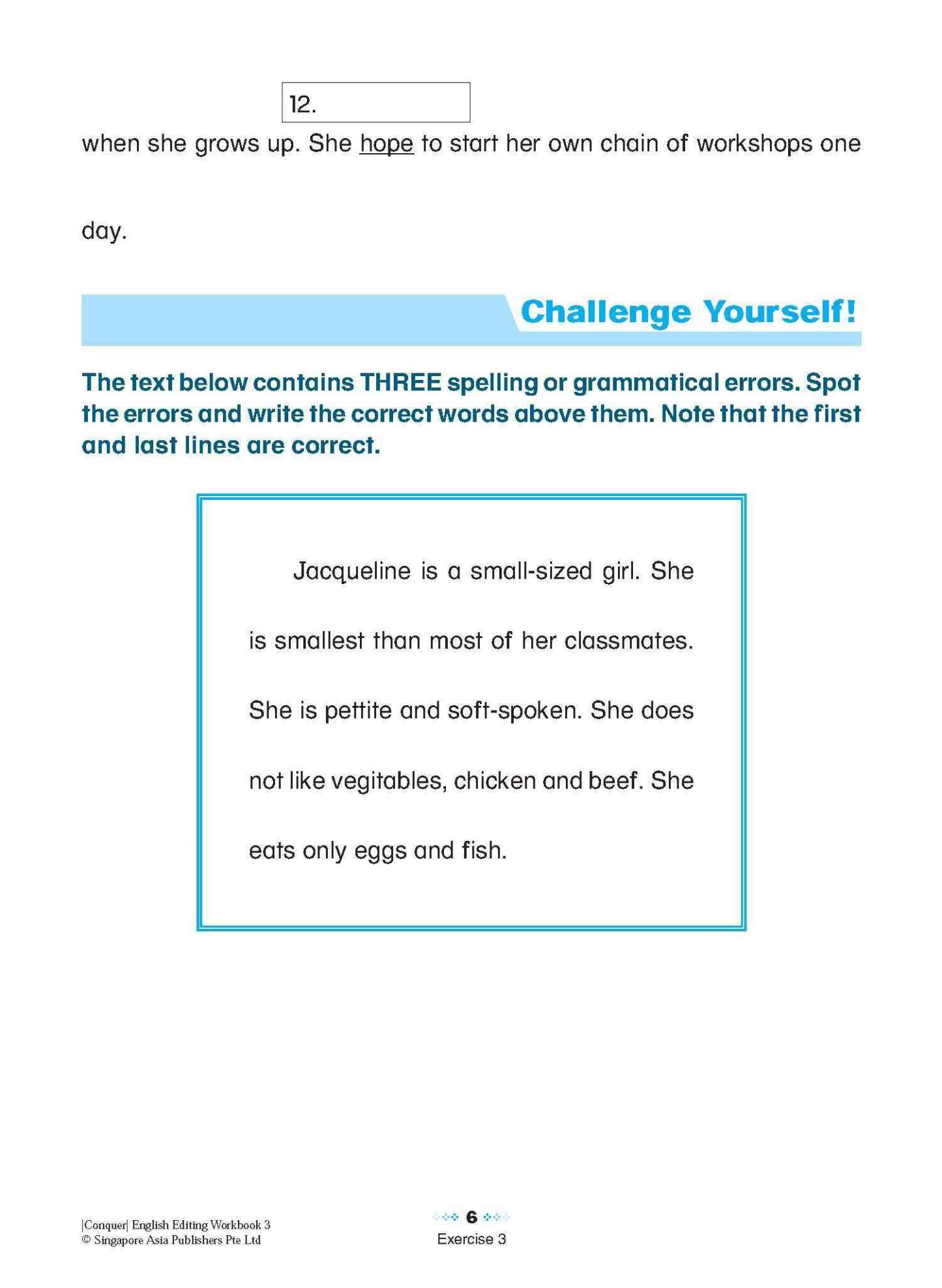 Conquer English Editing Workbook 3